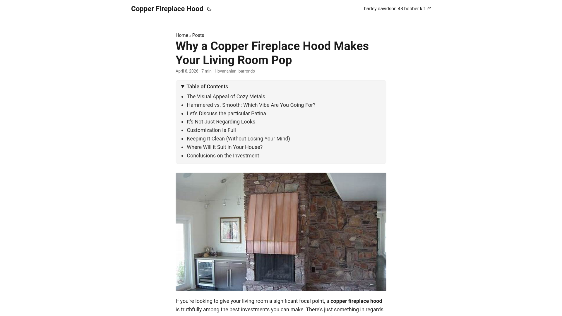 website screenshot of https://copper-fireplace-hood.pages.dev/
