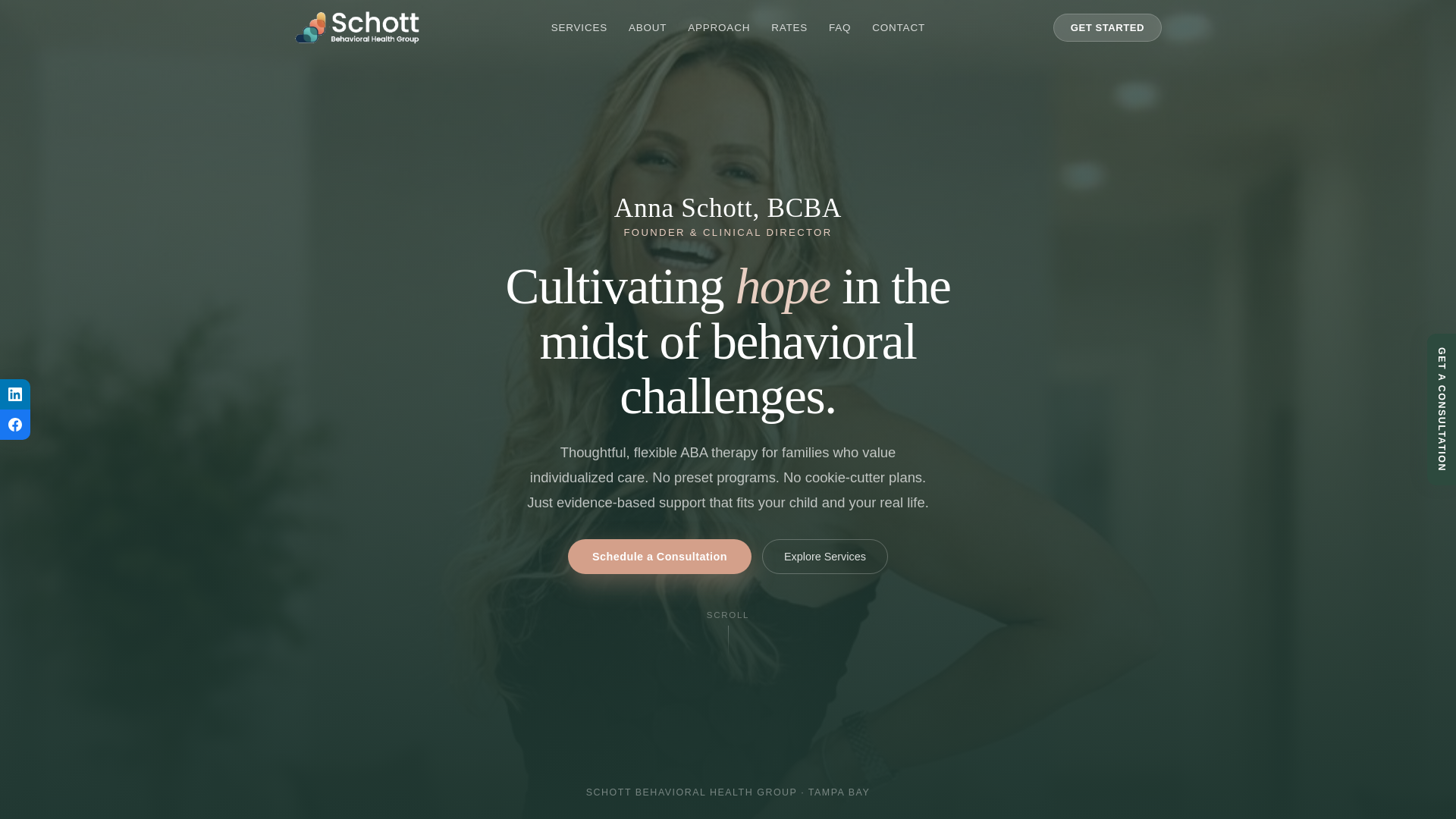 website screenshot of https://schottbehavioralhealth.com