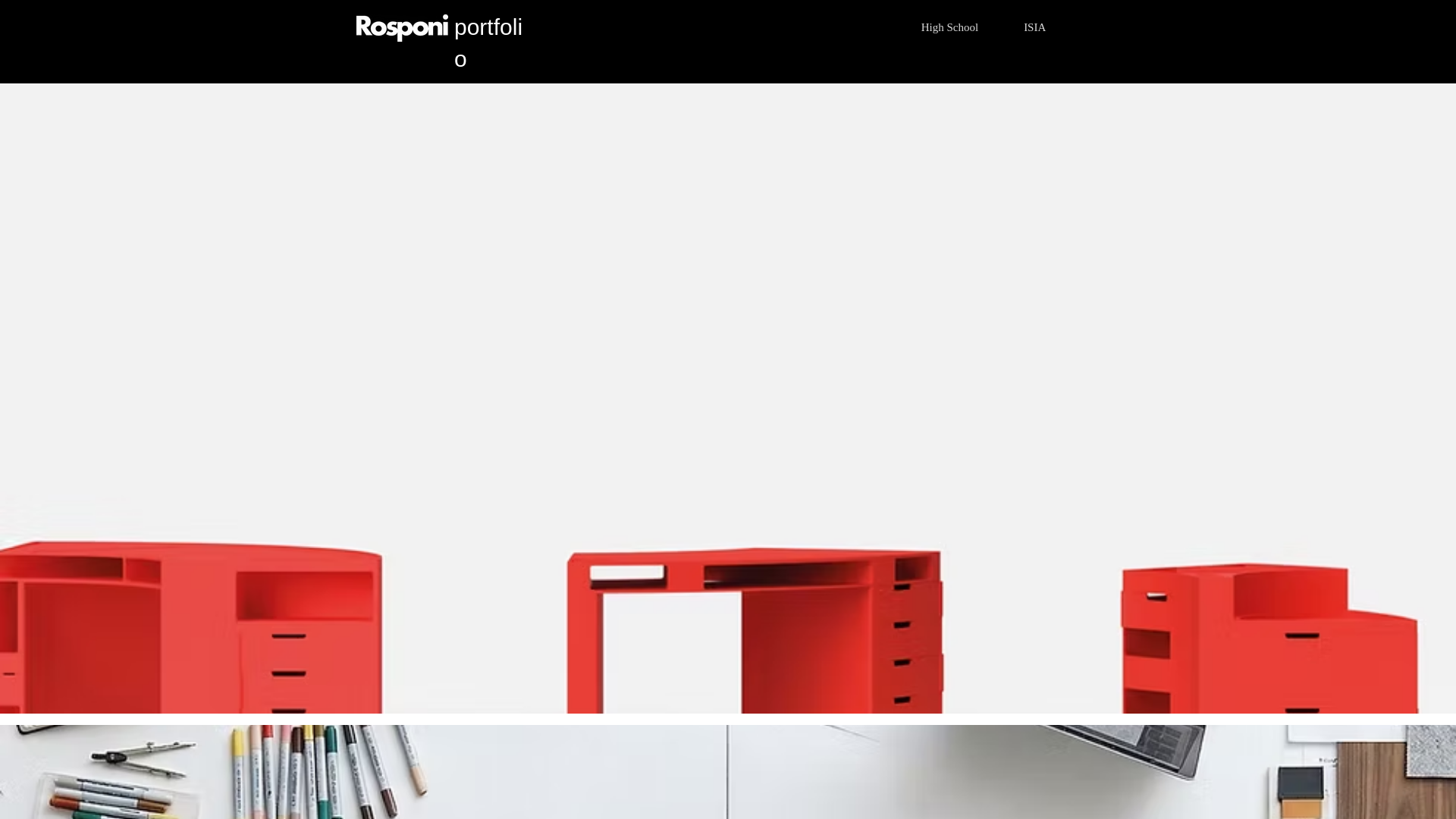 website screenshot of https://dariorosponidesign.com/