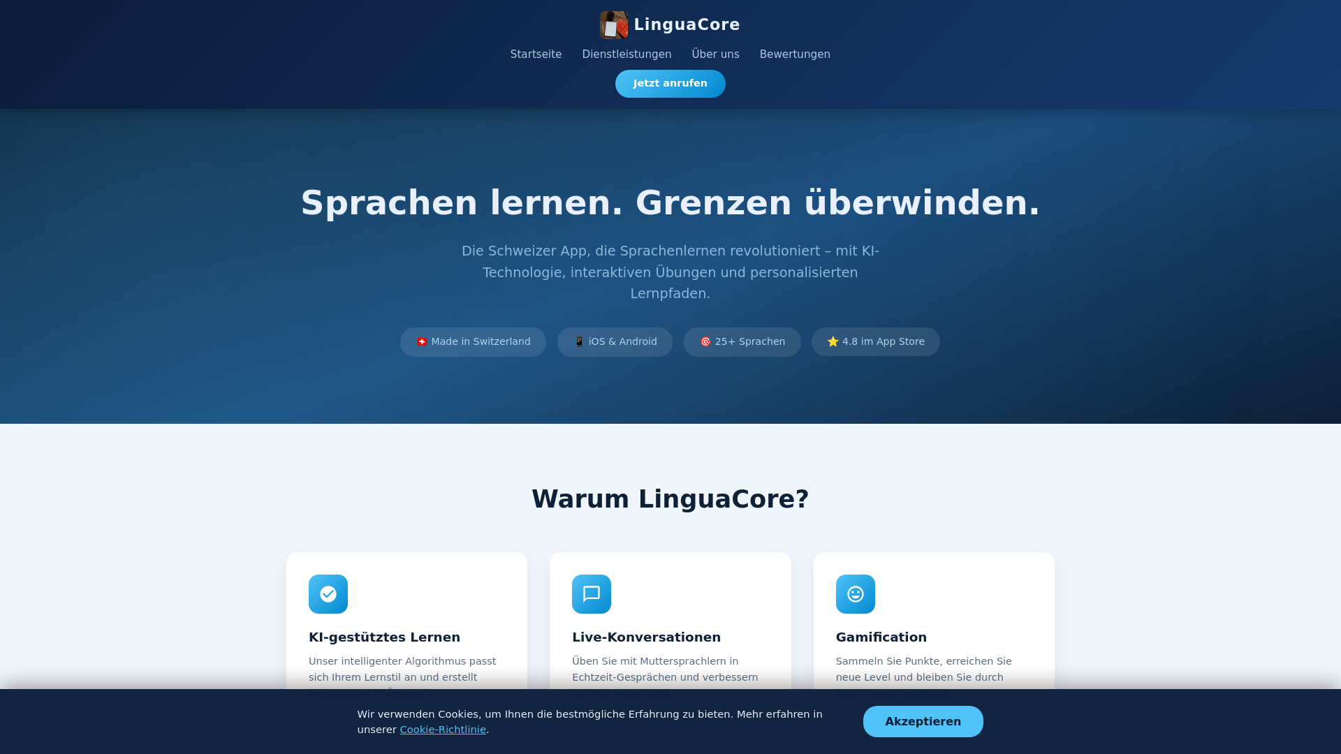 website screenshot of https://bluecoreventures.store