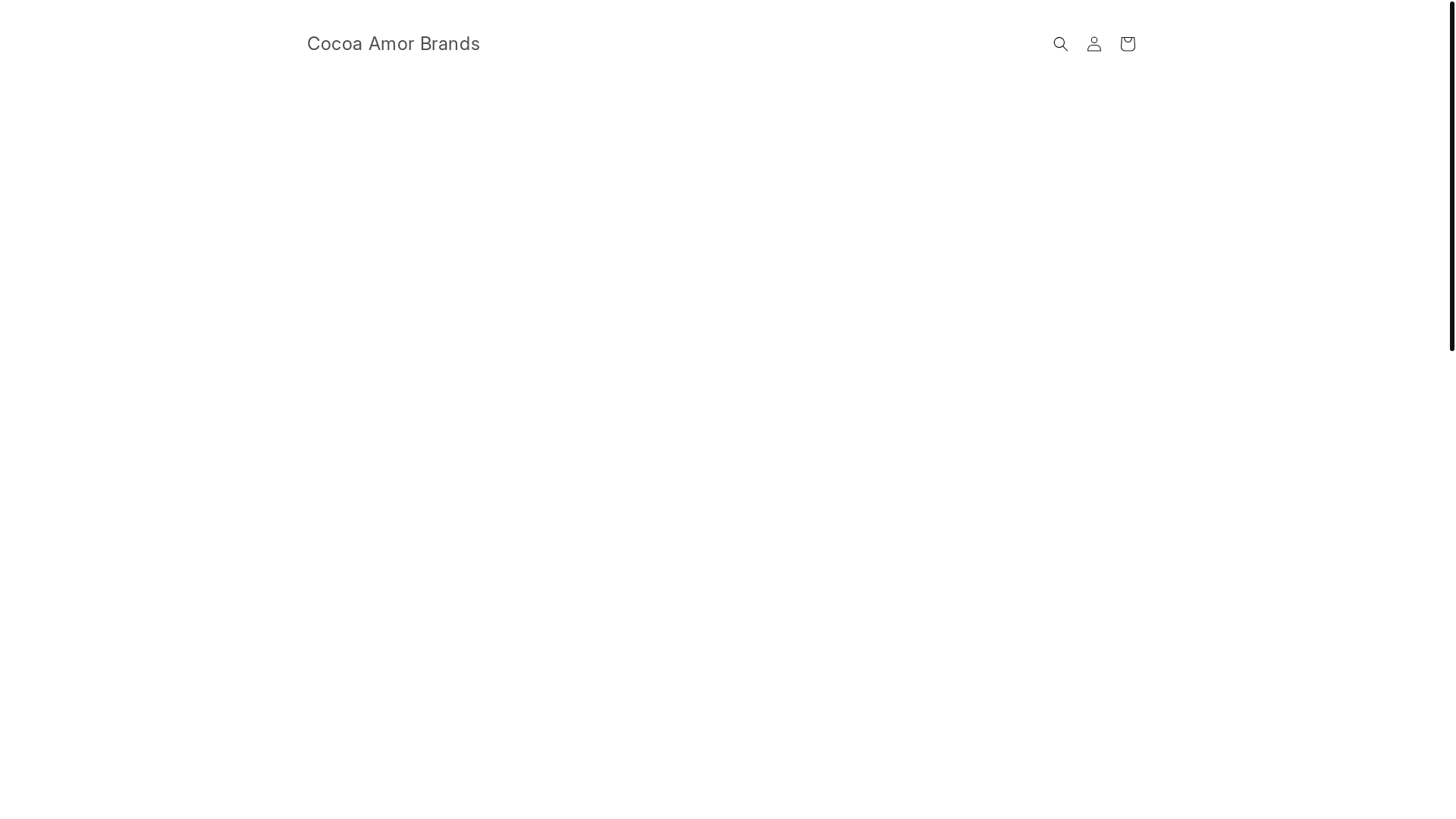 website screenshot of https://cocoaamorbrands.store/