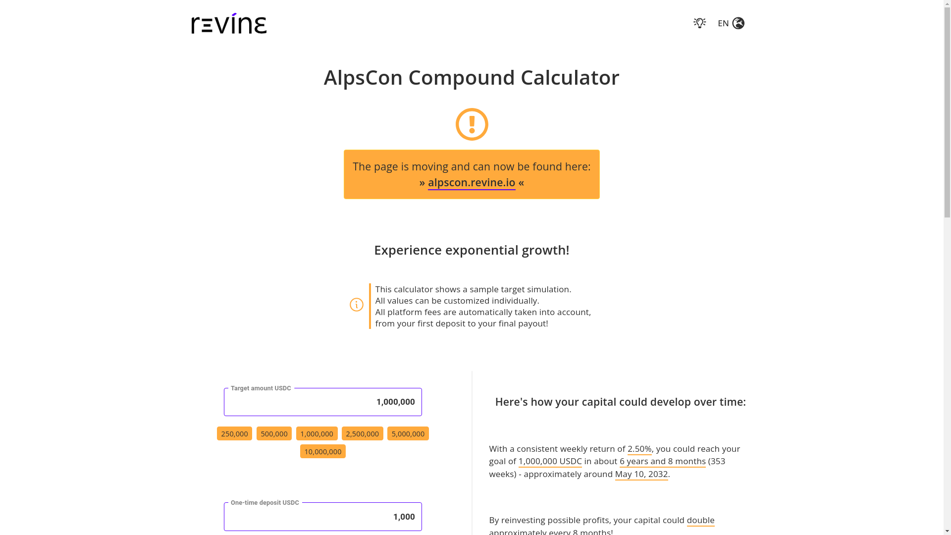 website screenshot of https://revine-io.pages.dev/