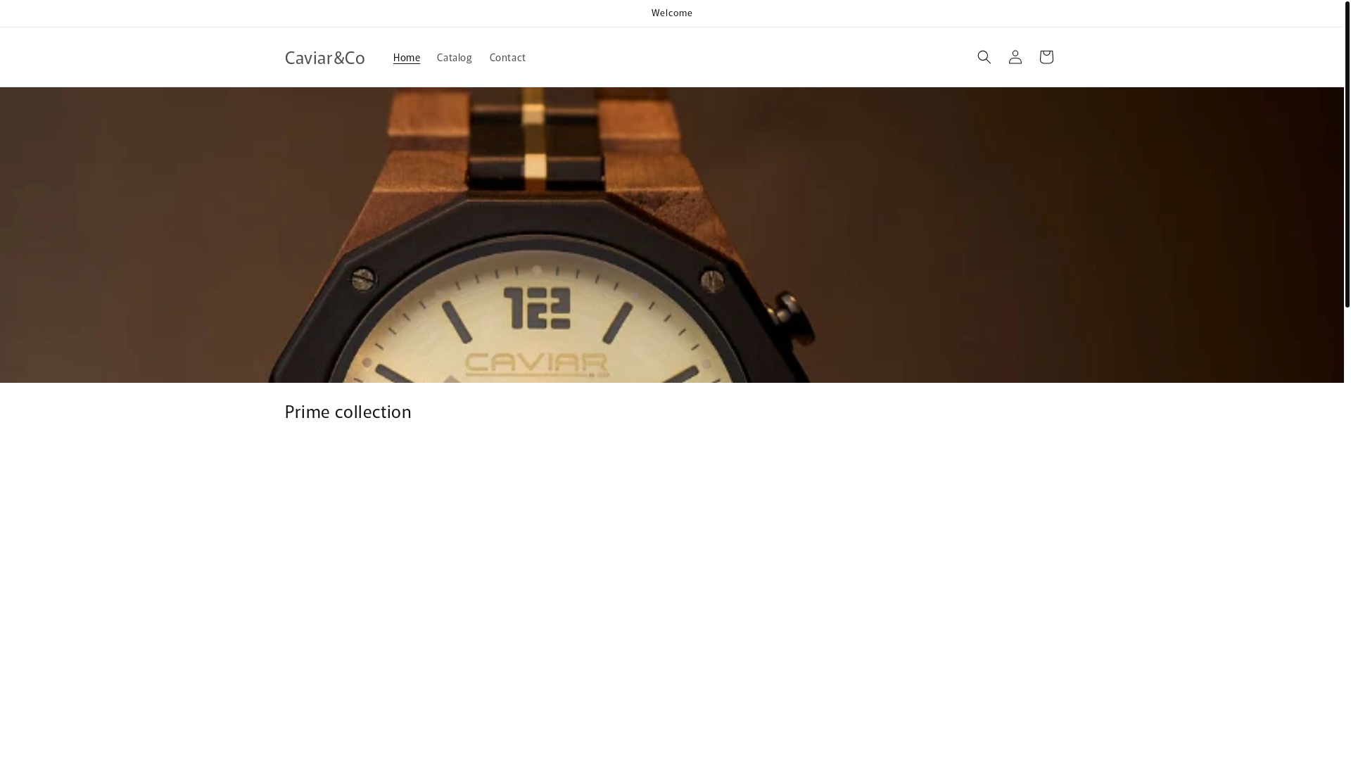 website screenshot of https://caviarandcoltd.com/