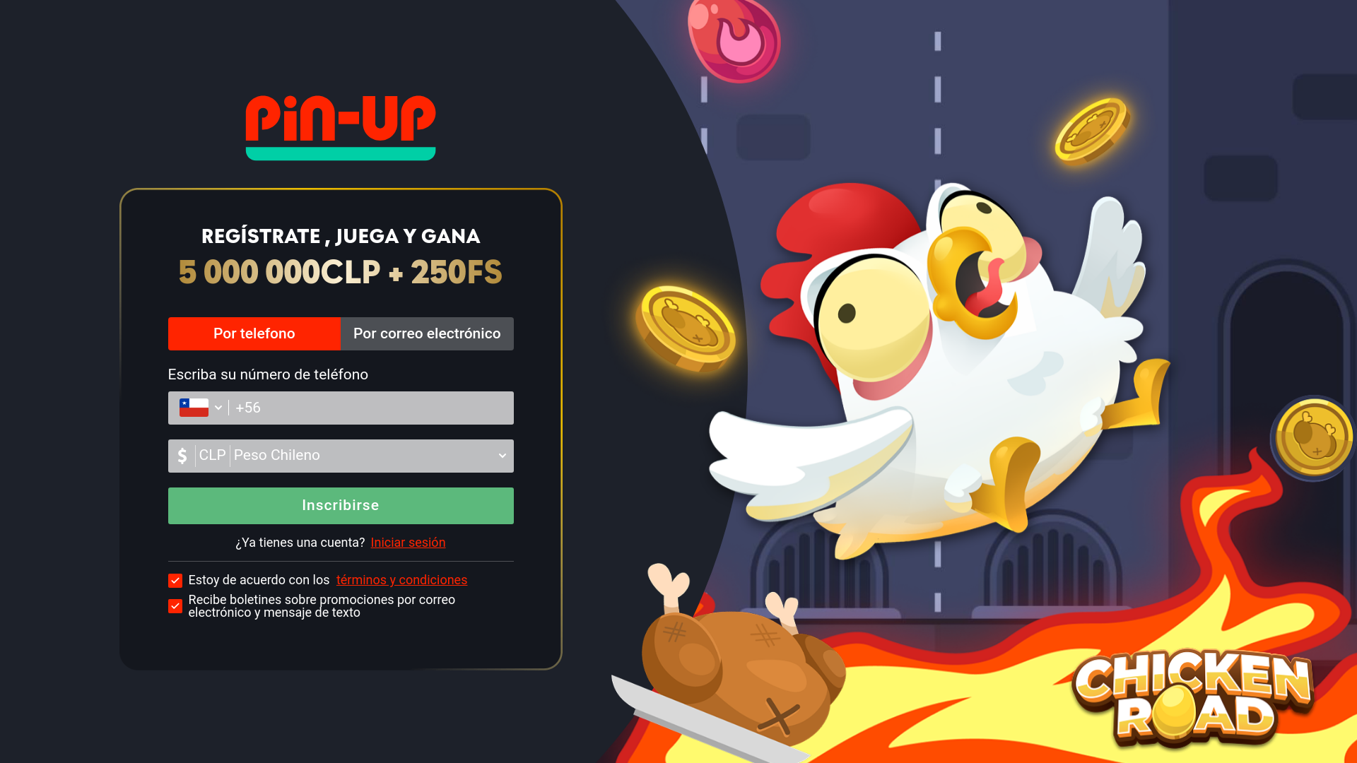 website screenshot of https://crossbrand-chicken-road-cl.pages.dev/