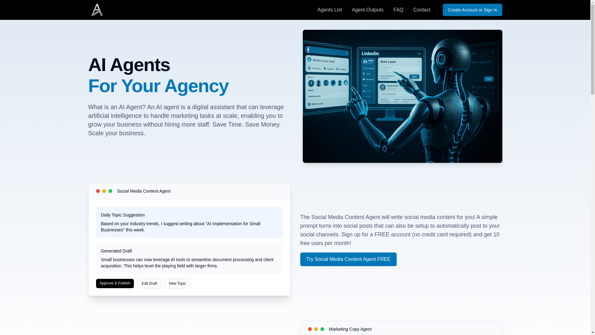website screenshot of https://aiattorneyagents.ai/