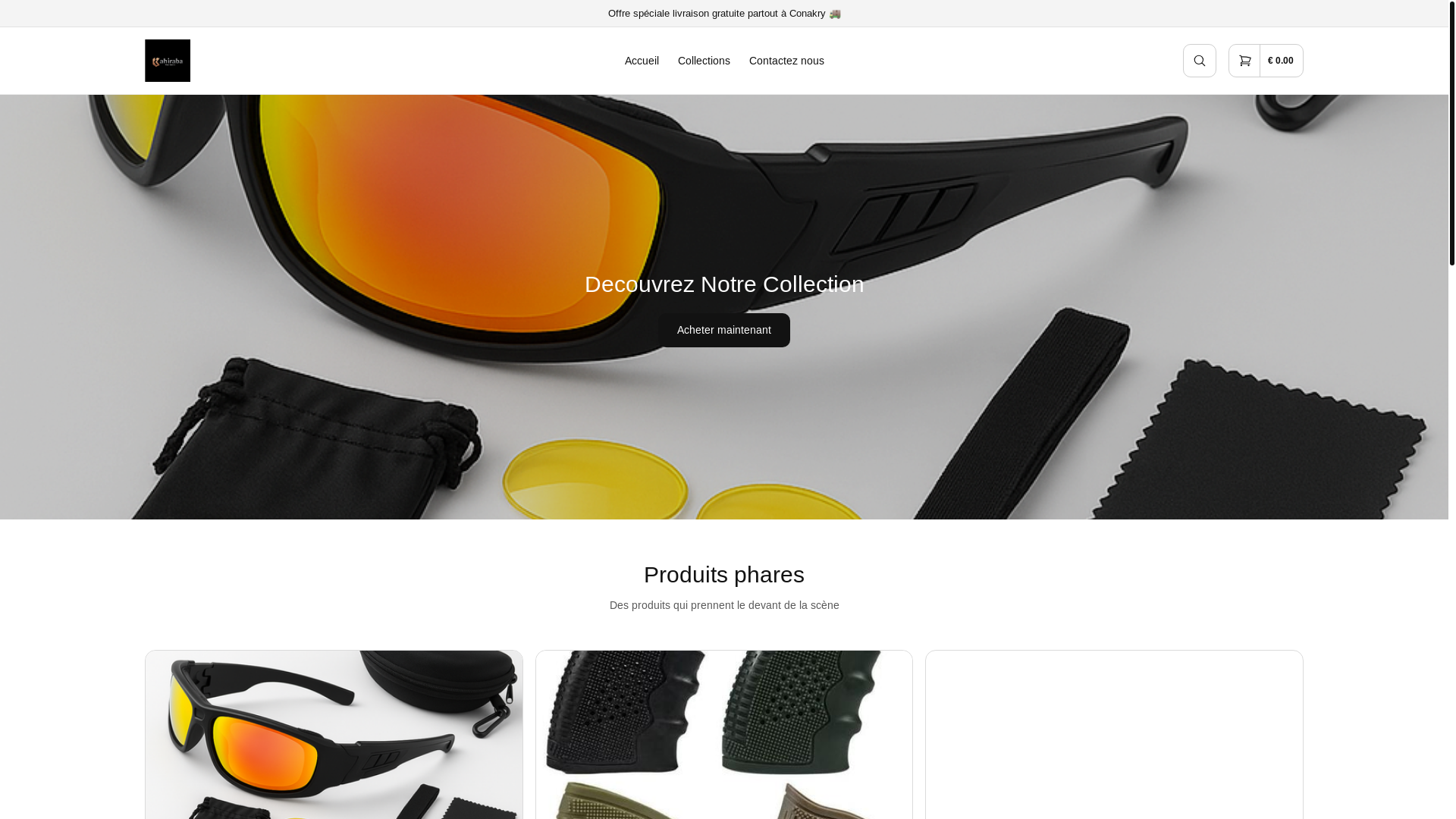 website screenshot of https://kahirababusiness.com/