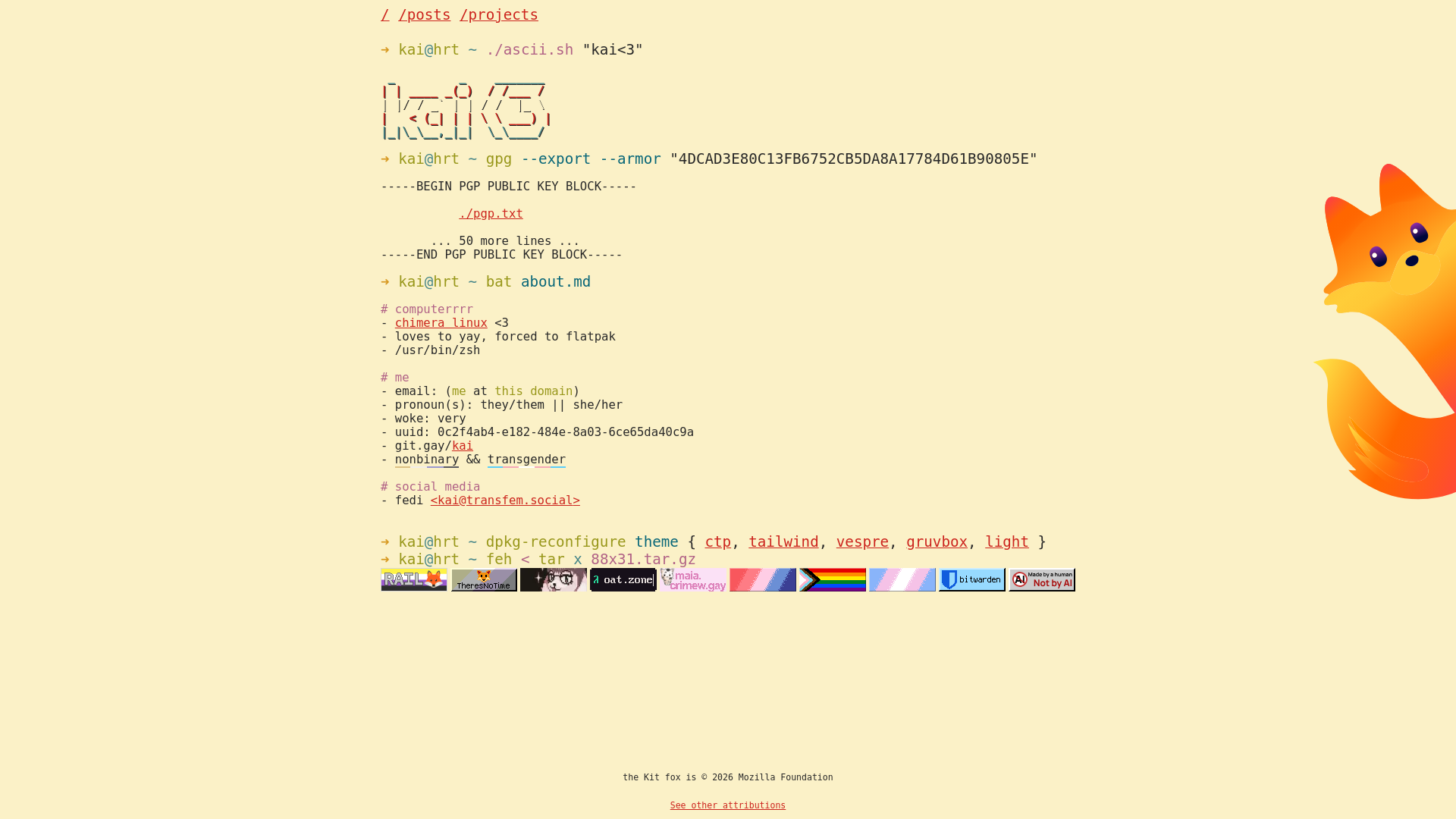 website screenshot of https://kkaii.xyz/