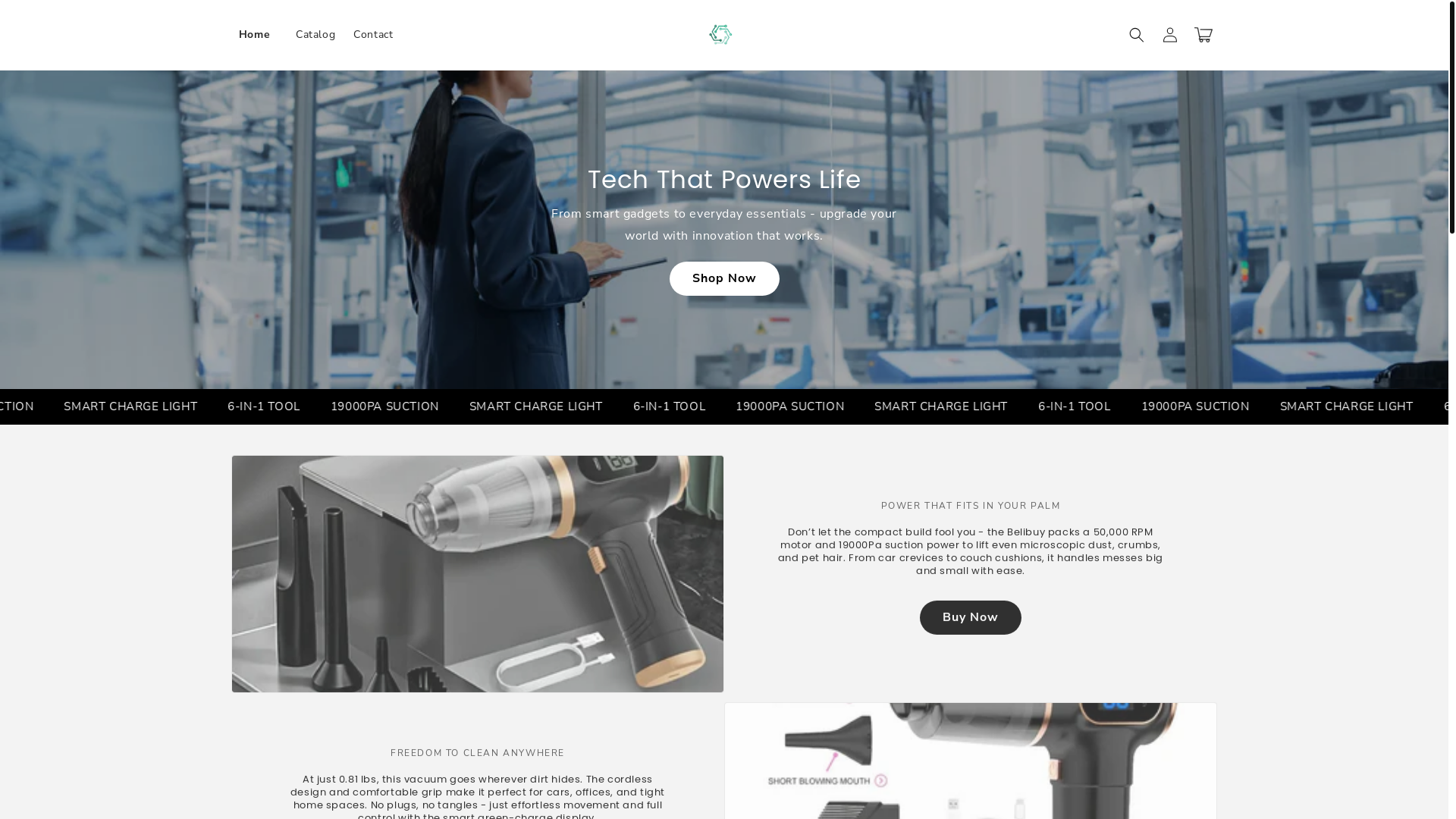 website screenshot of https://techcrates.net/