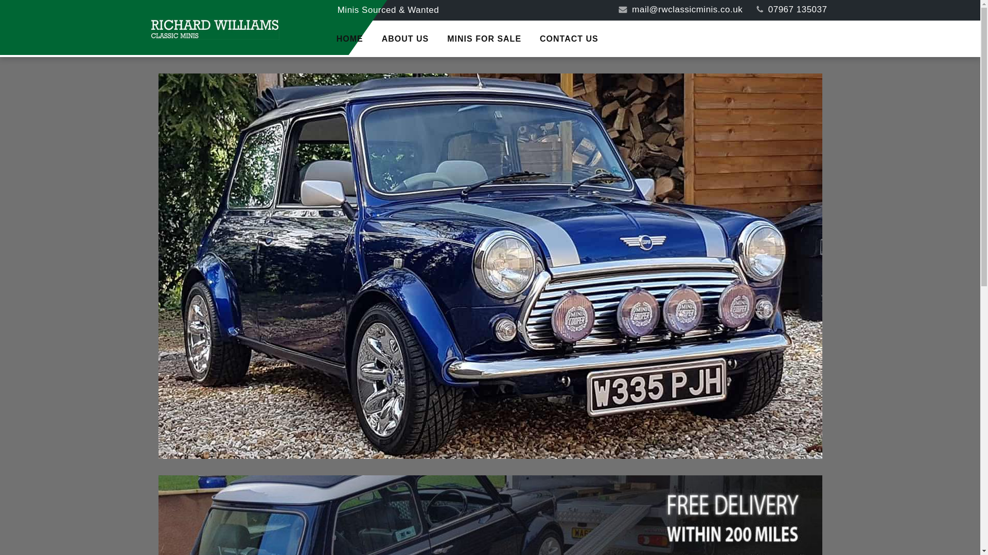 website screenshot of https://roverminicoopersports.co.uk/