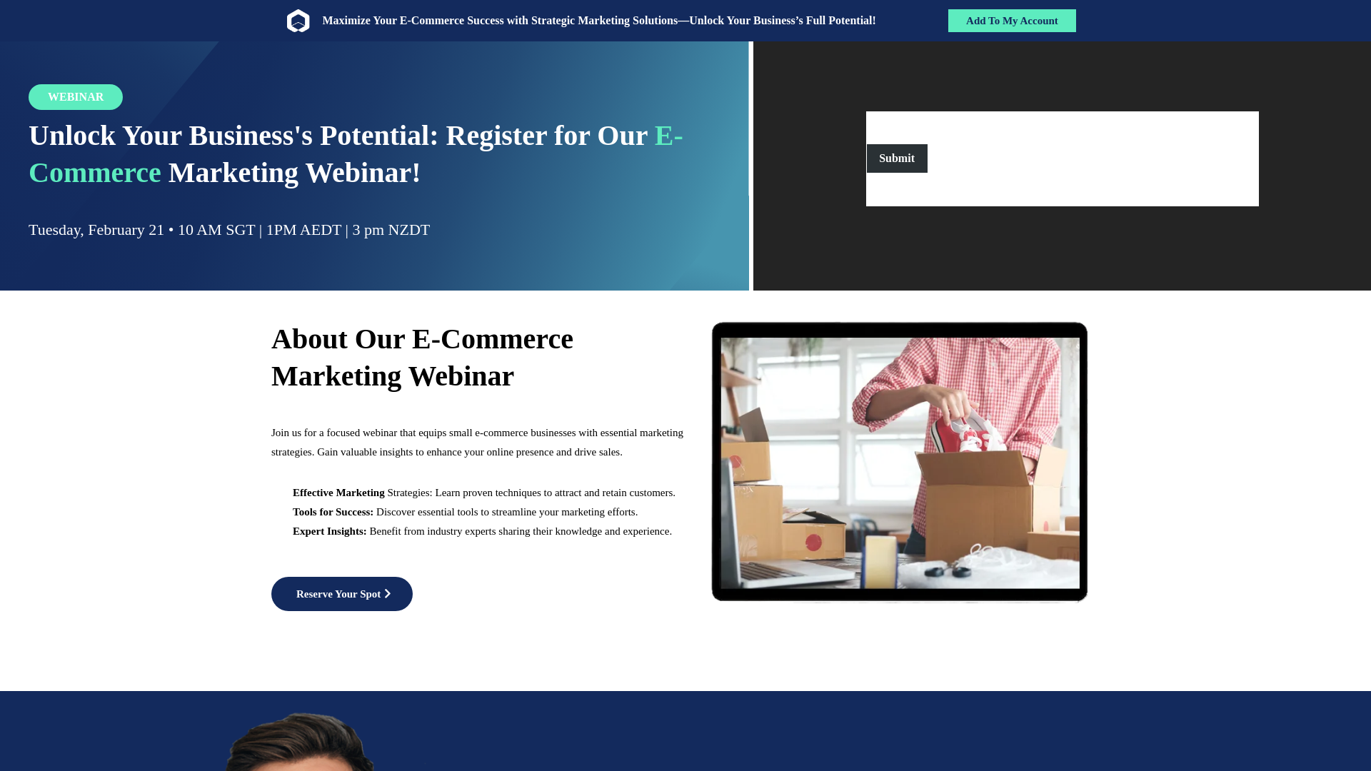 website screenshot of https://go-clarerobertsmolloy.com