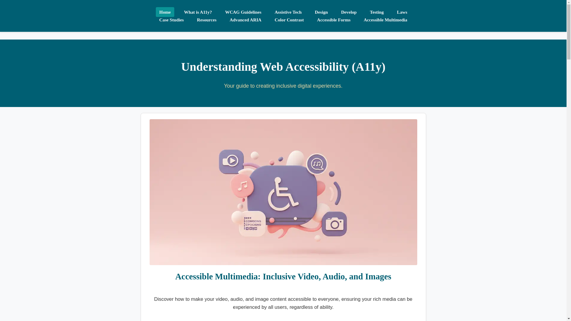 website screenshot of https://understanding-web-accessibility-a11y.pages.dev/
