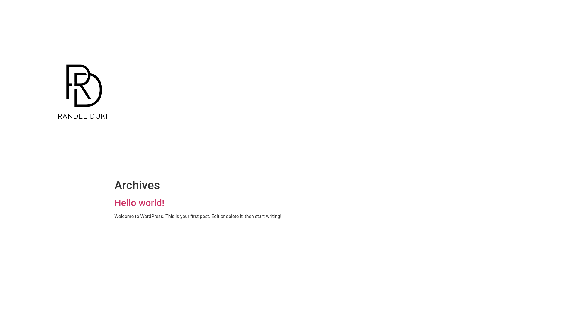 website screenshot of https://randleduki.com/