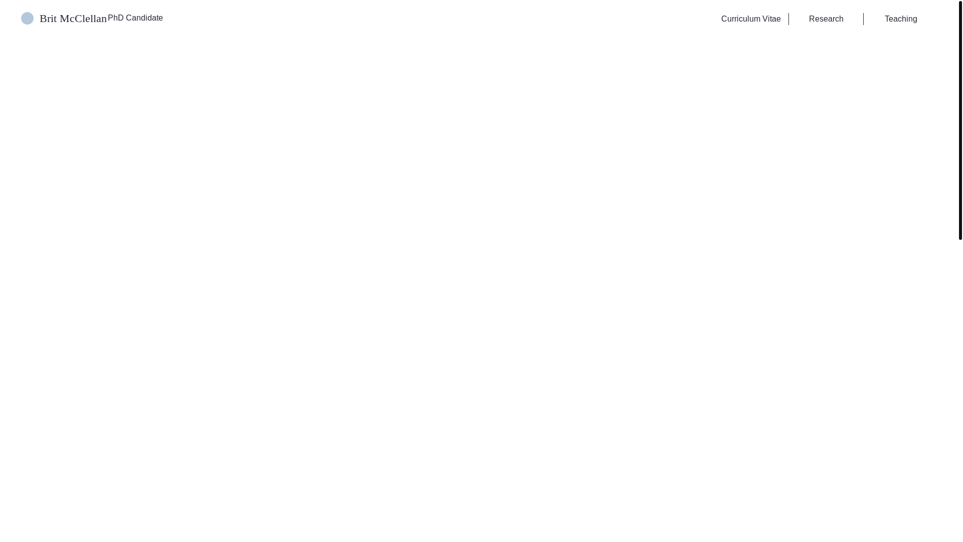 website screenshot of https://britmcclellan.com/