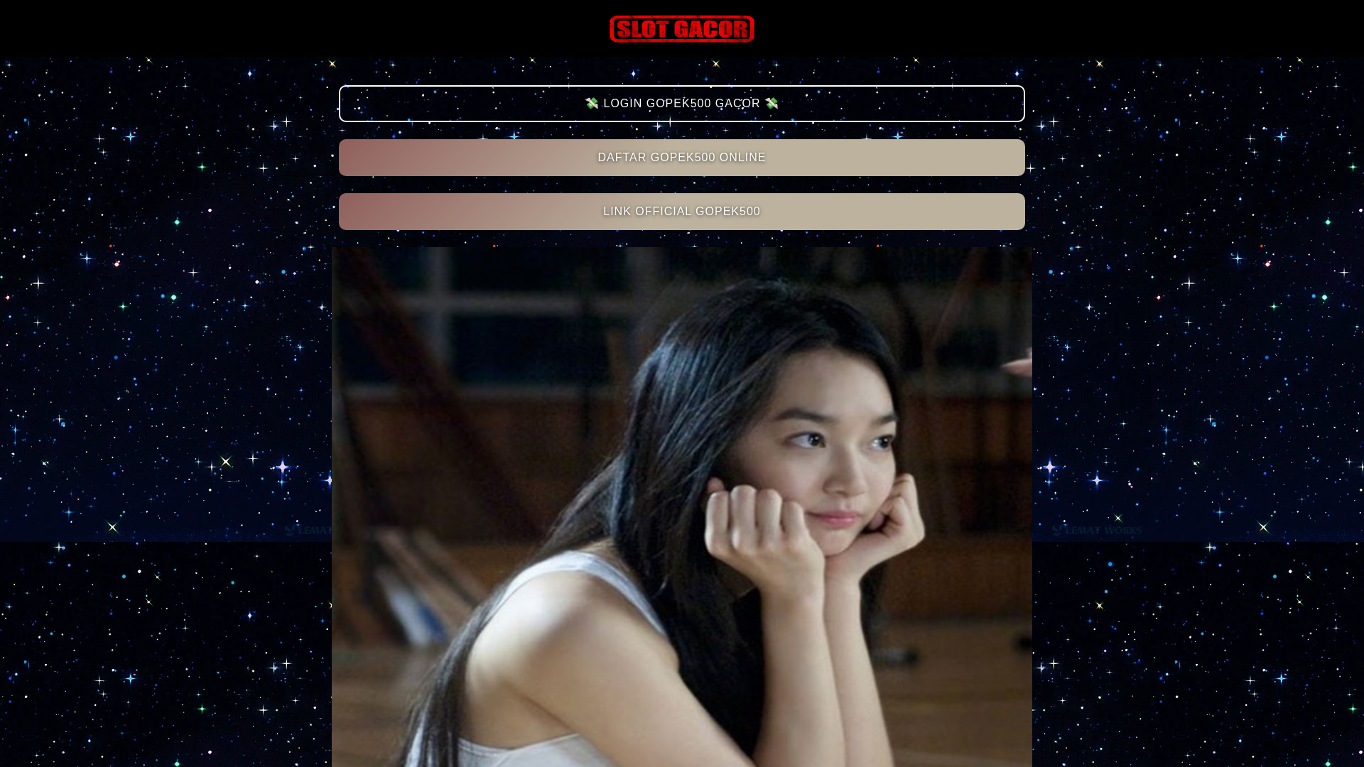 website screenshot of https://gopek500.pages.dev/