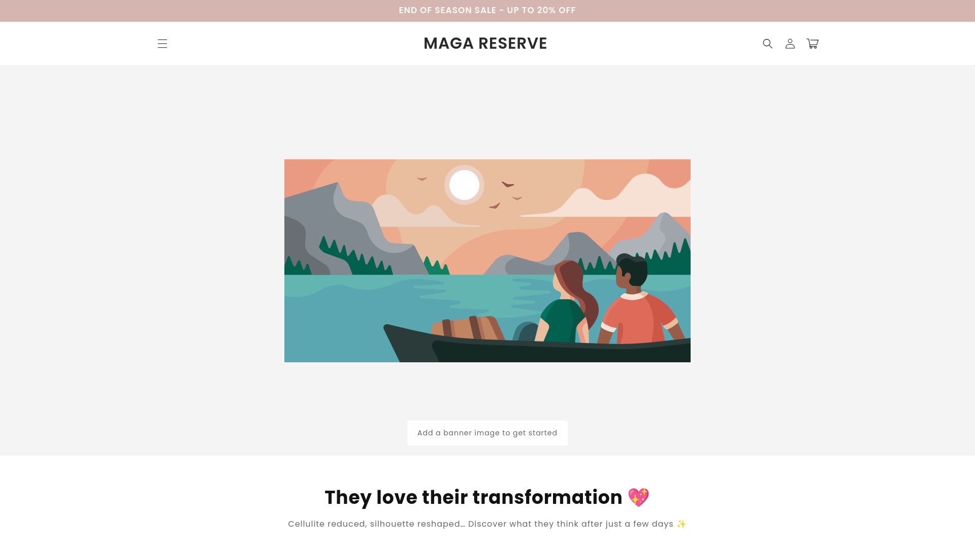 website screenshot of https://themagareserve.com
