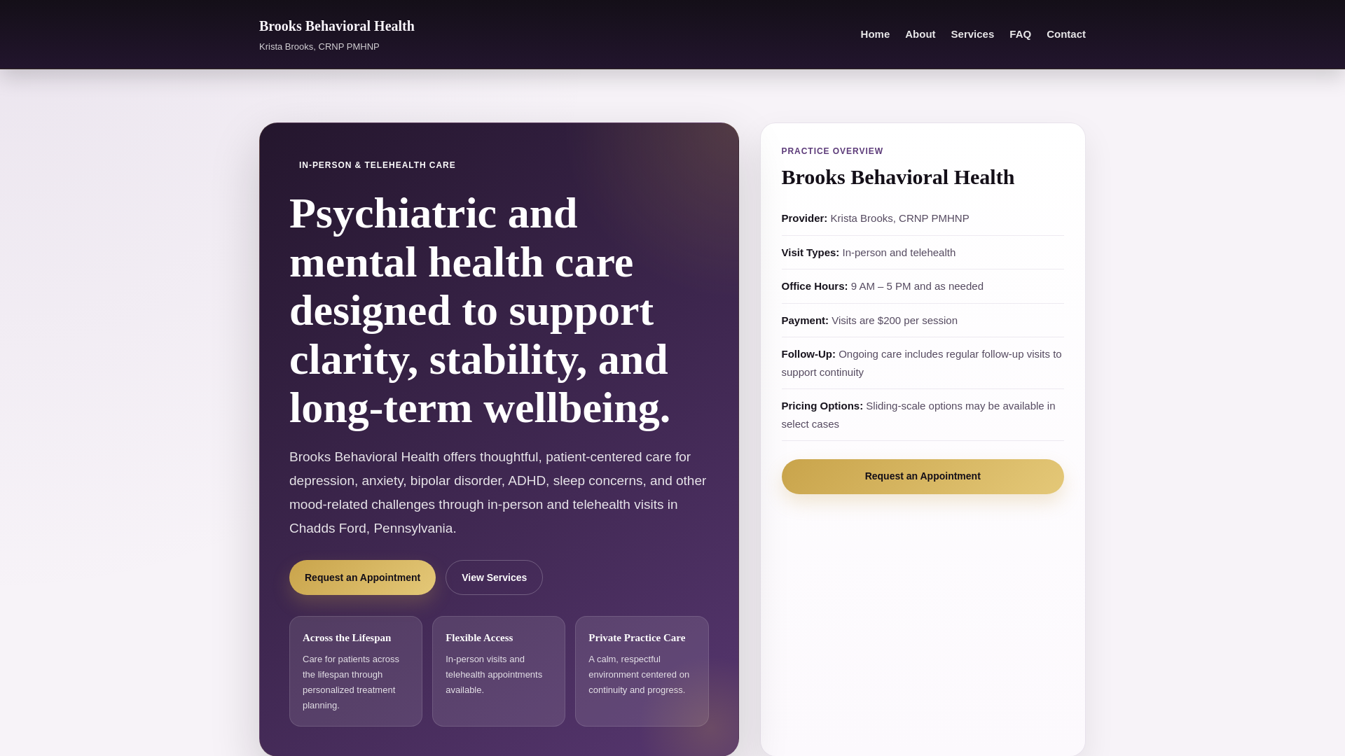 website screenshot of https://krista-panella-site.pages.dev/