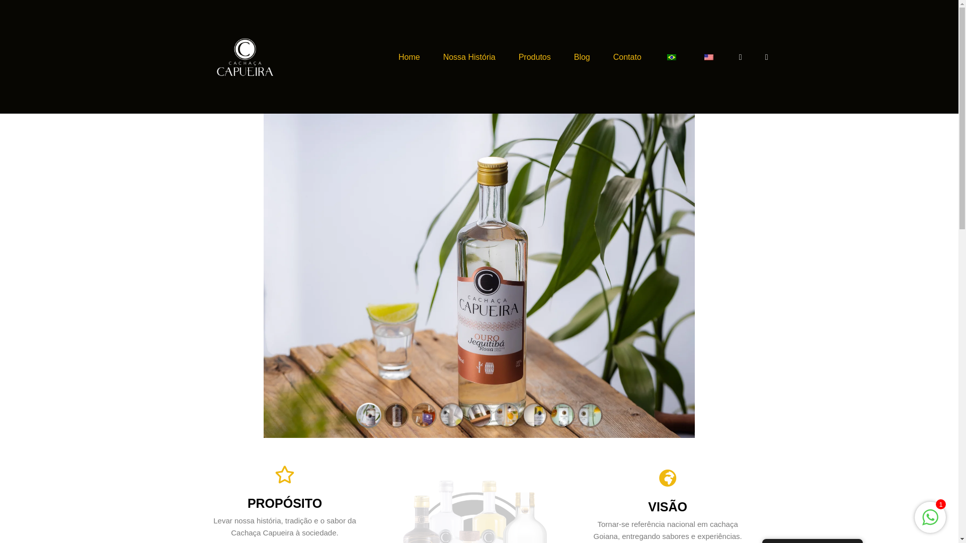 website screenshot of https://cachacacapoeira.com.br/