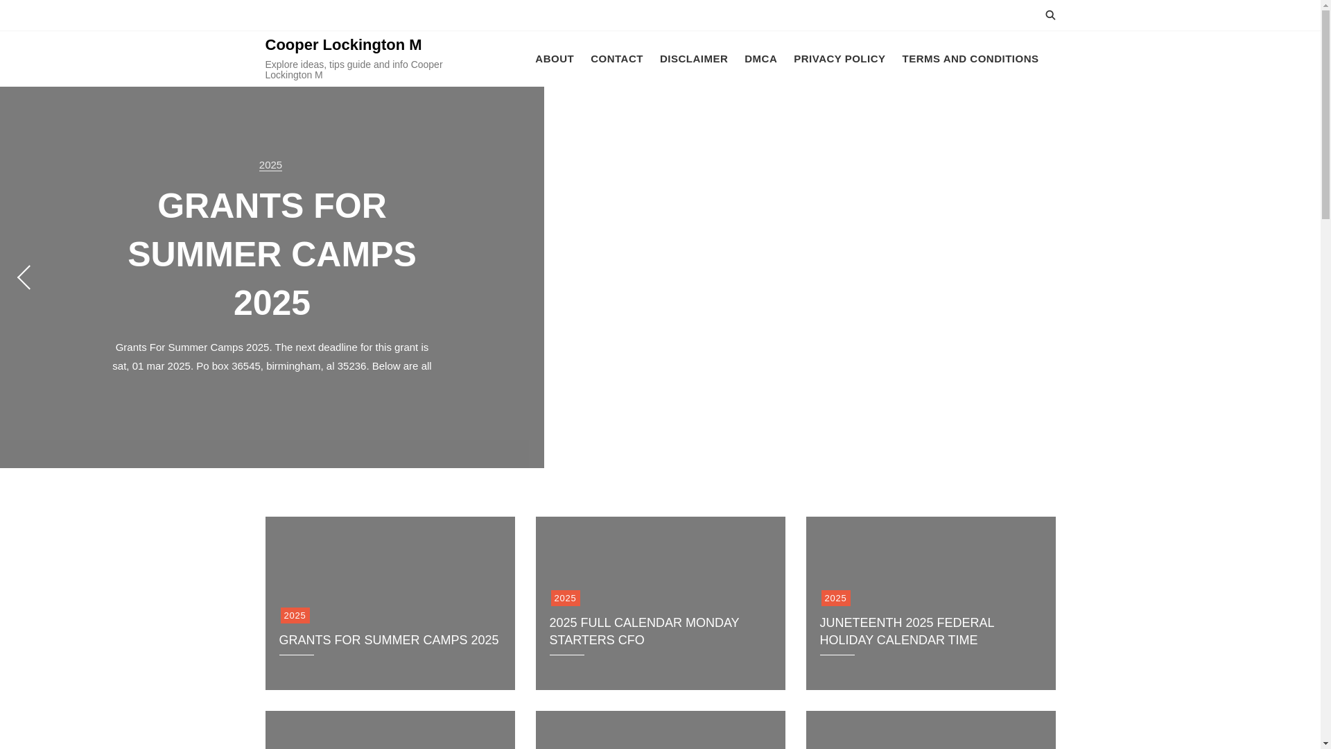 website screenshot of https://cooperlockingtonm.pages.dev/
