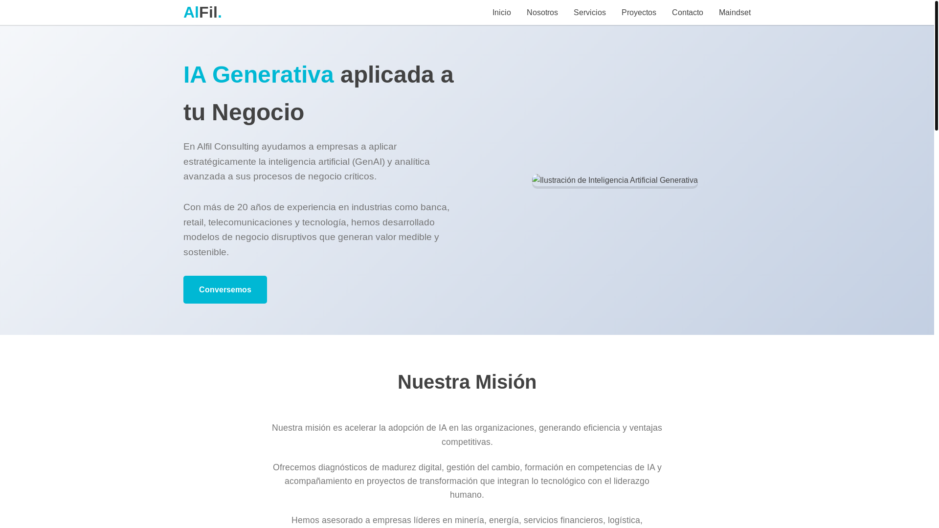 website screenshot of https://alfil-site.pages.dev/