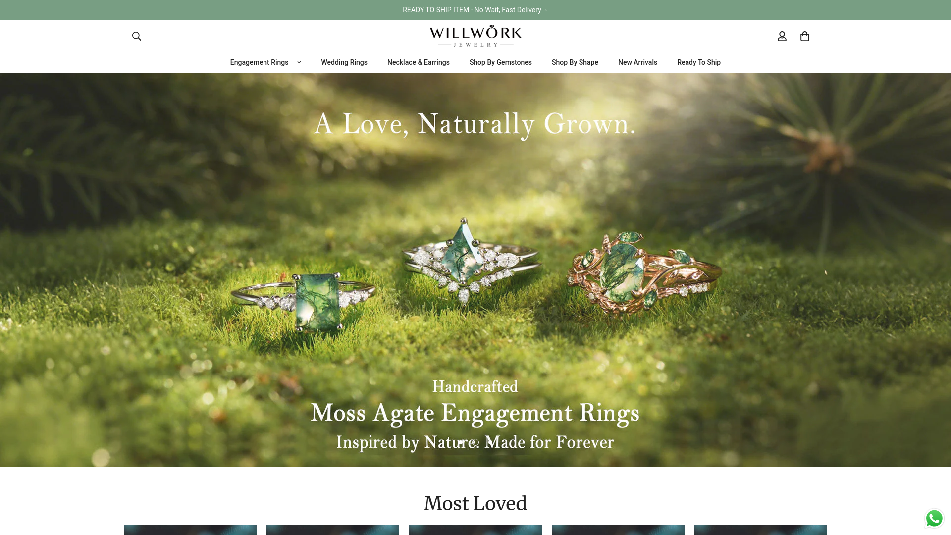 website screenshot of https://anvajewels.com/