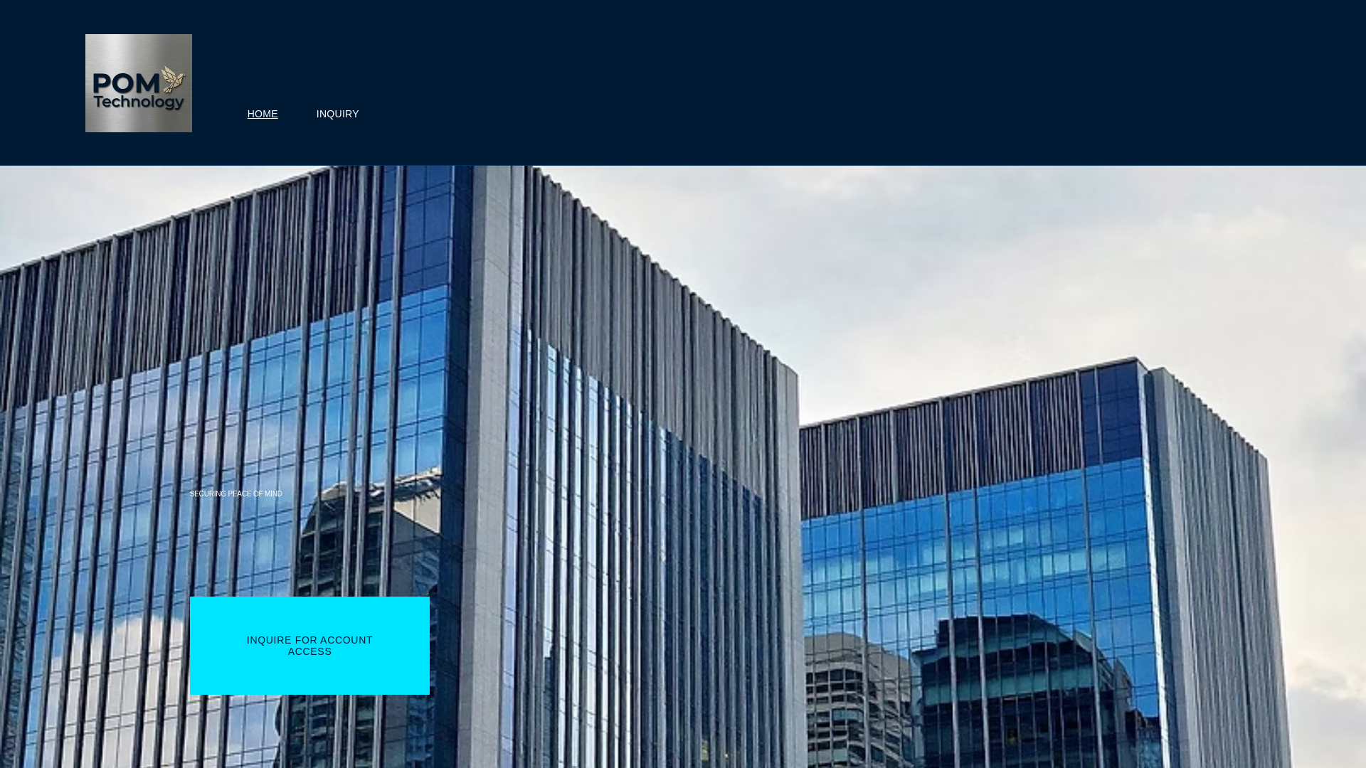 website screenshot of https://pomtechnology.asia/