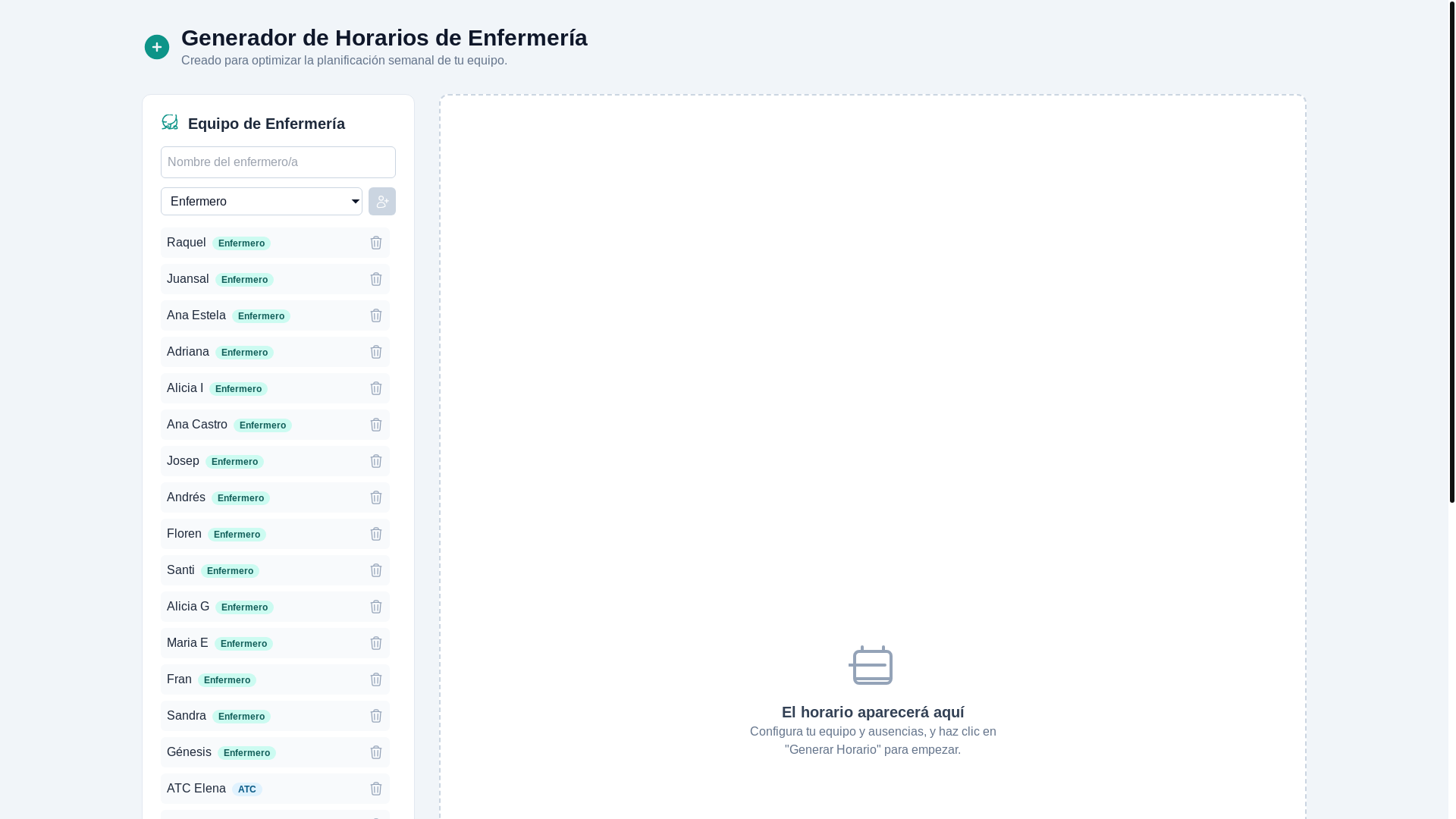 website screenshot of https://horarios-enfermeria.pages.dev/