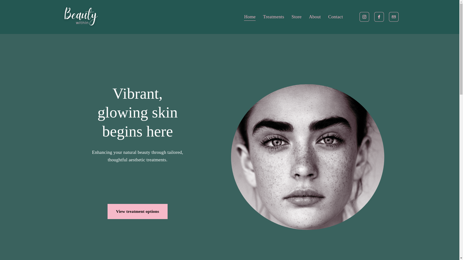 website screenshot of https://beautywithin.au/