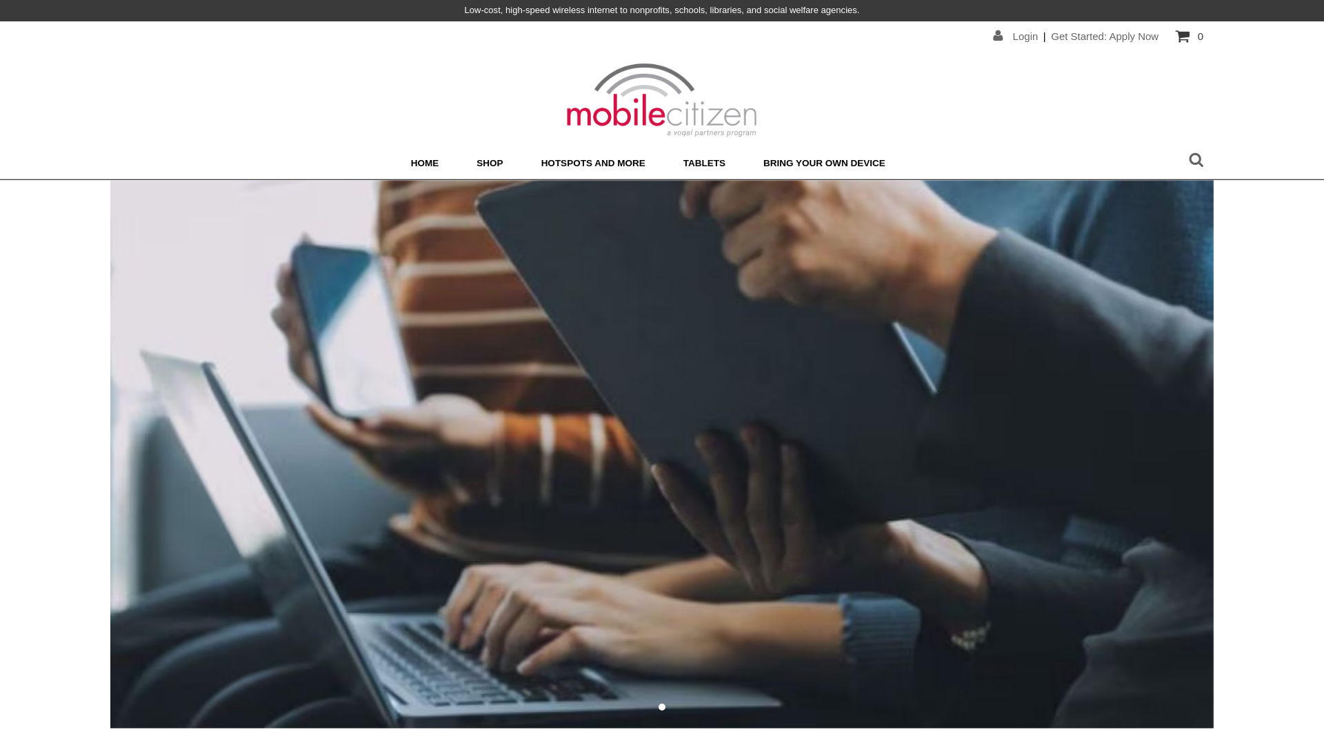 website screenshot of https://gotmobilecitizen.com/