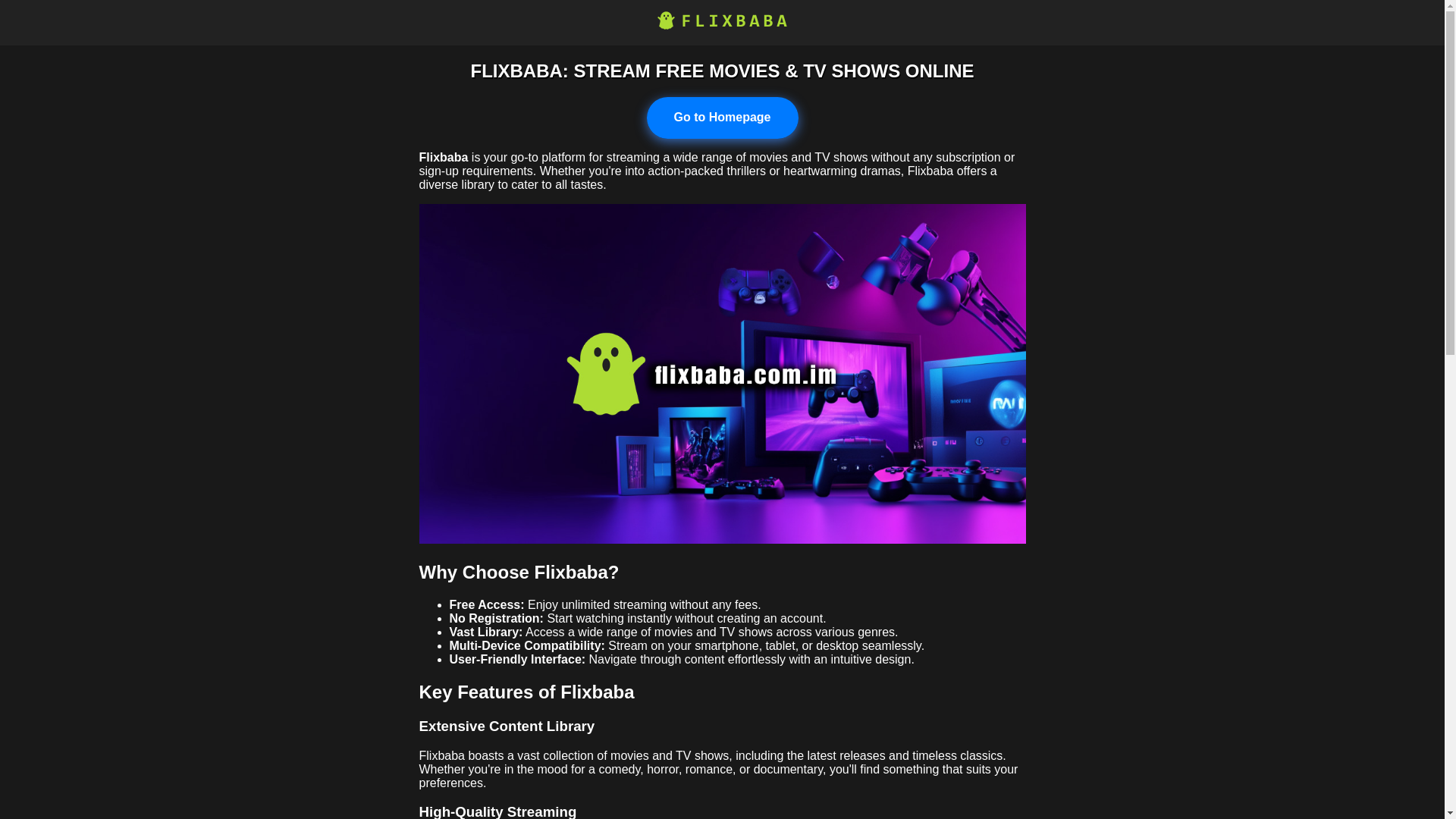 website screenshot of https://flixbaba-space.pages.dev/