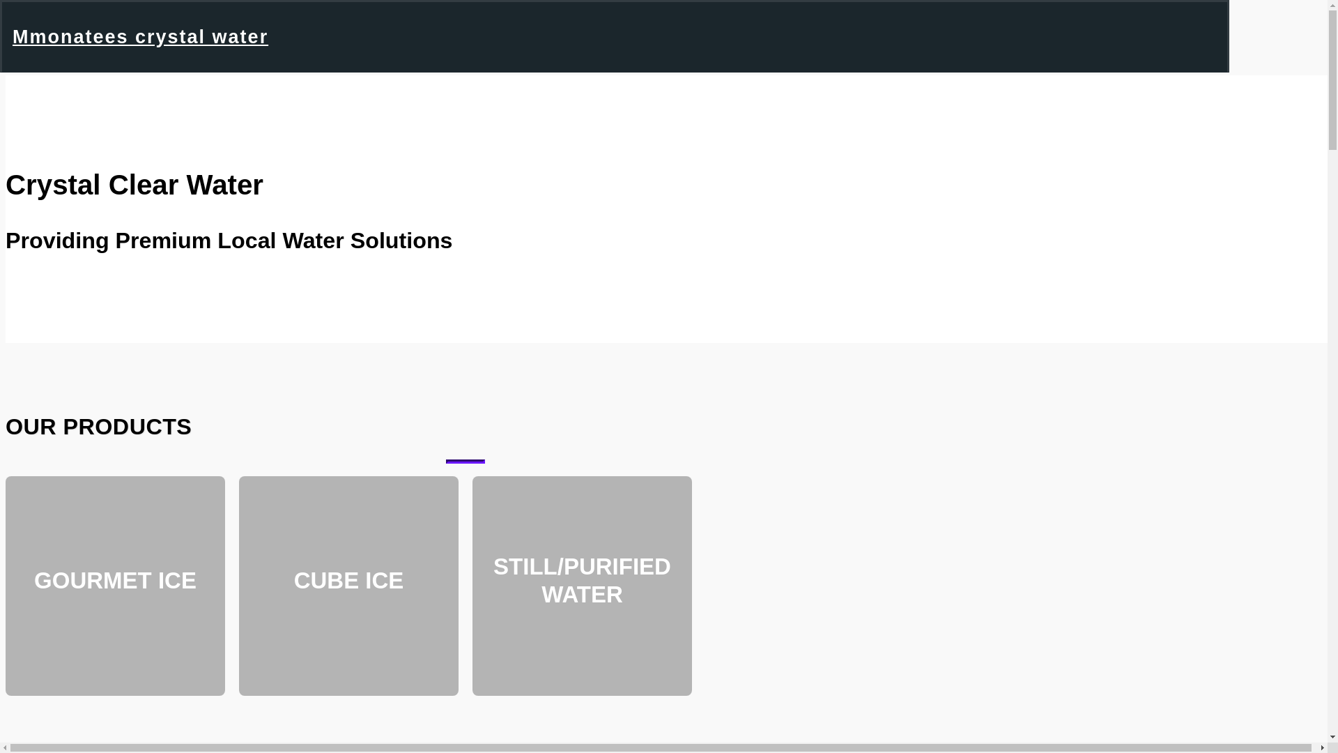 website screenshot of https://mmonateescwater.co.za/