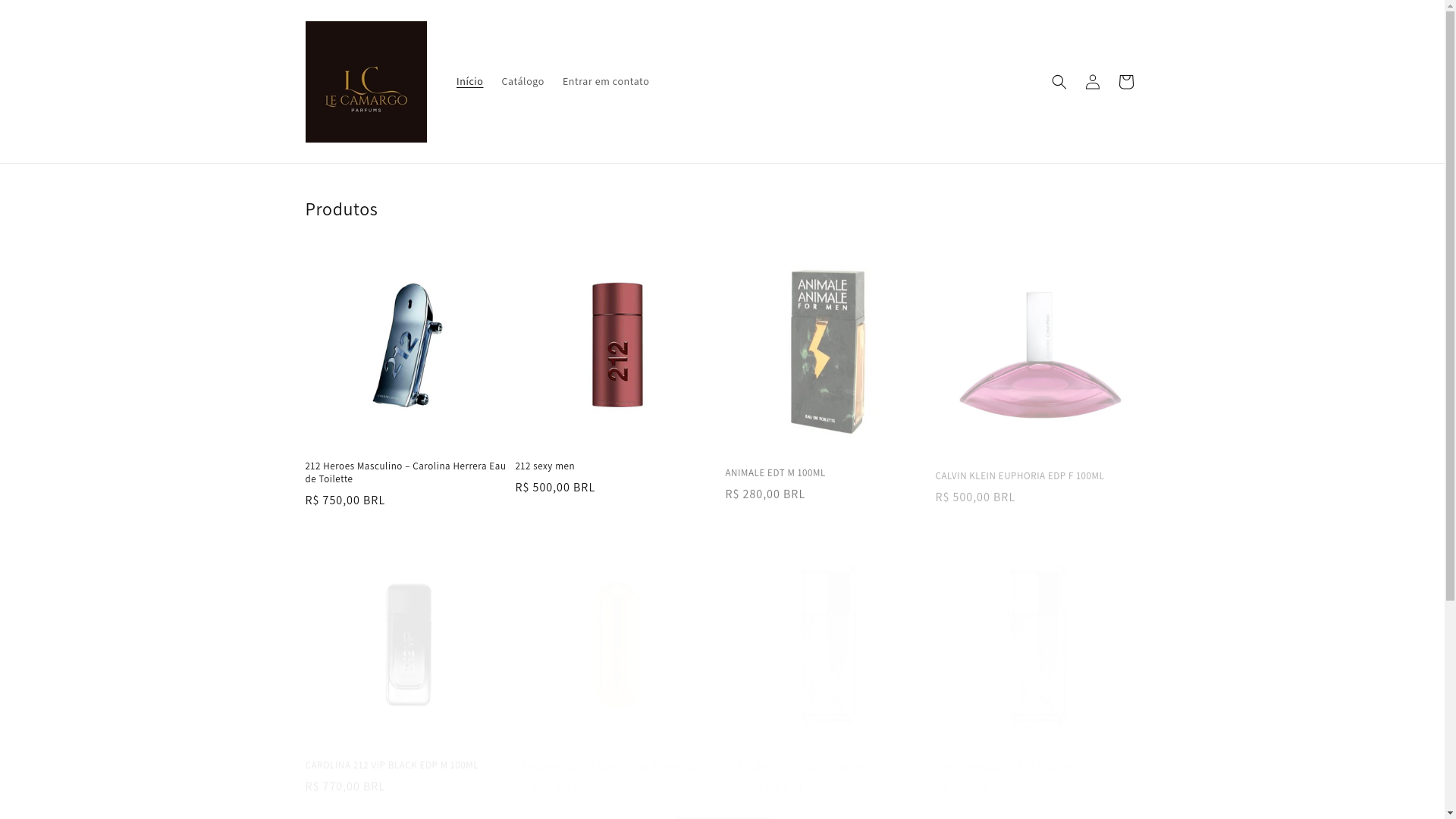 website screenshot of https://lecamargo.com/