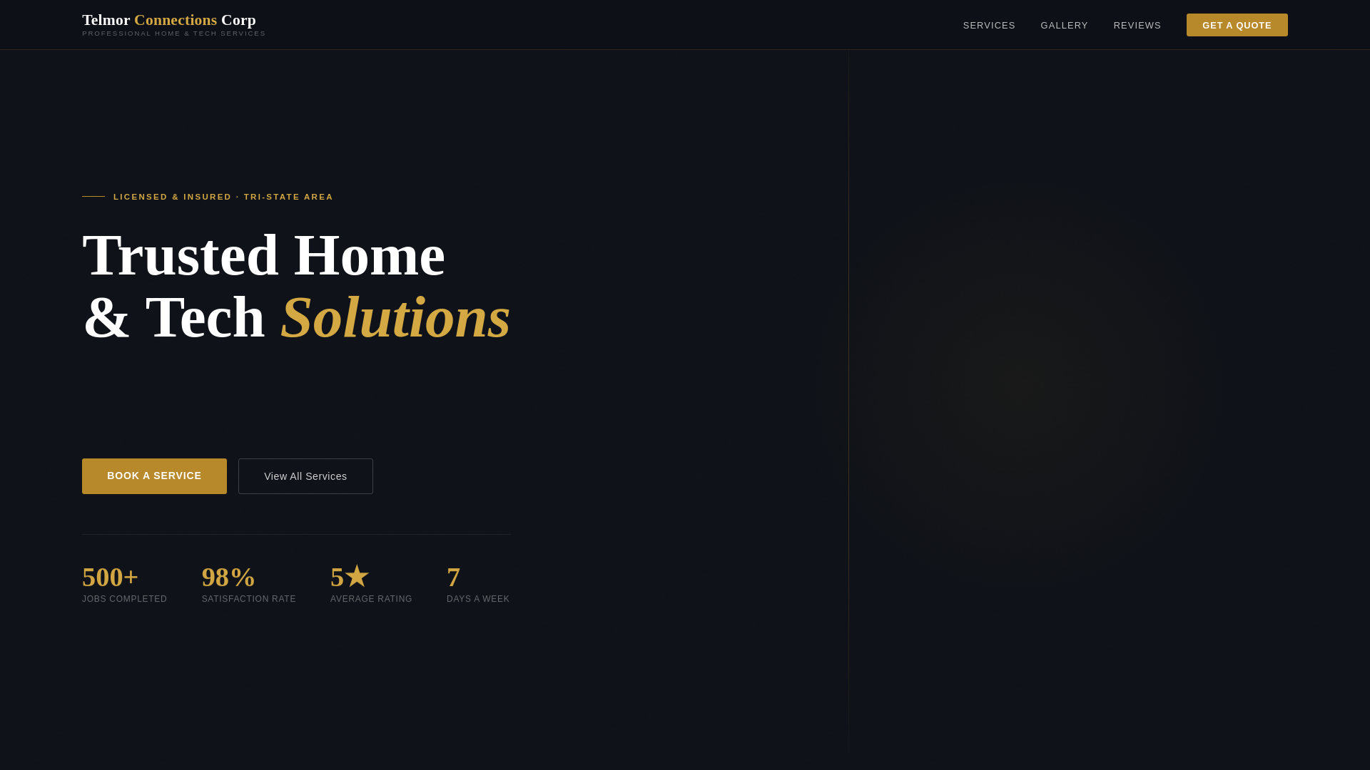 website screenshot of https://telmorconnectionscorp.com/