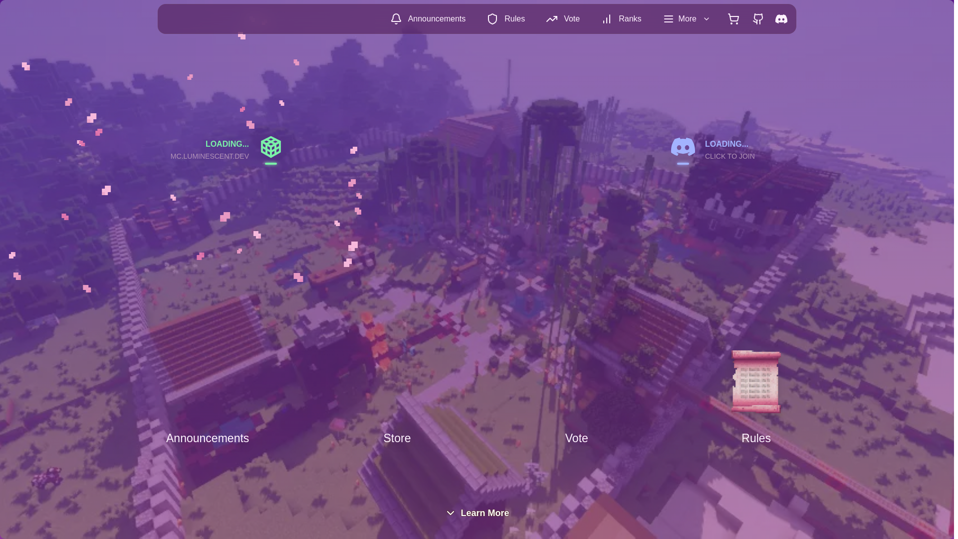 website screenshot of https://nether-depths-website.pages.dev/