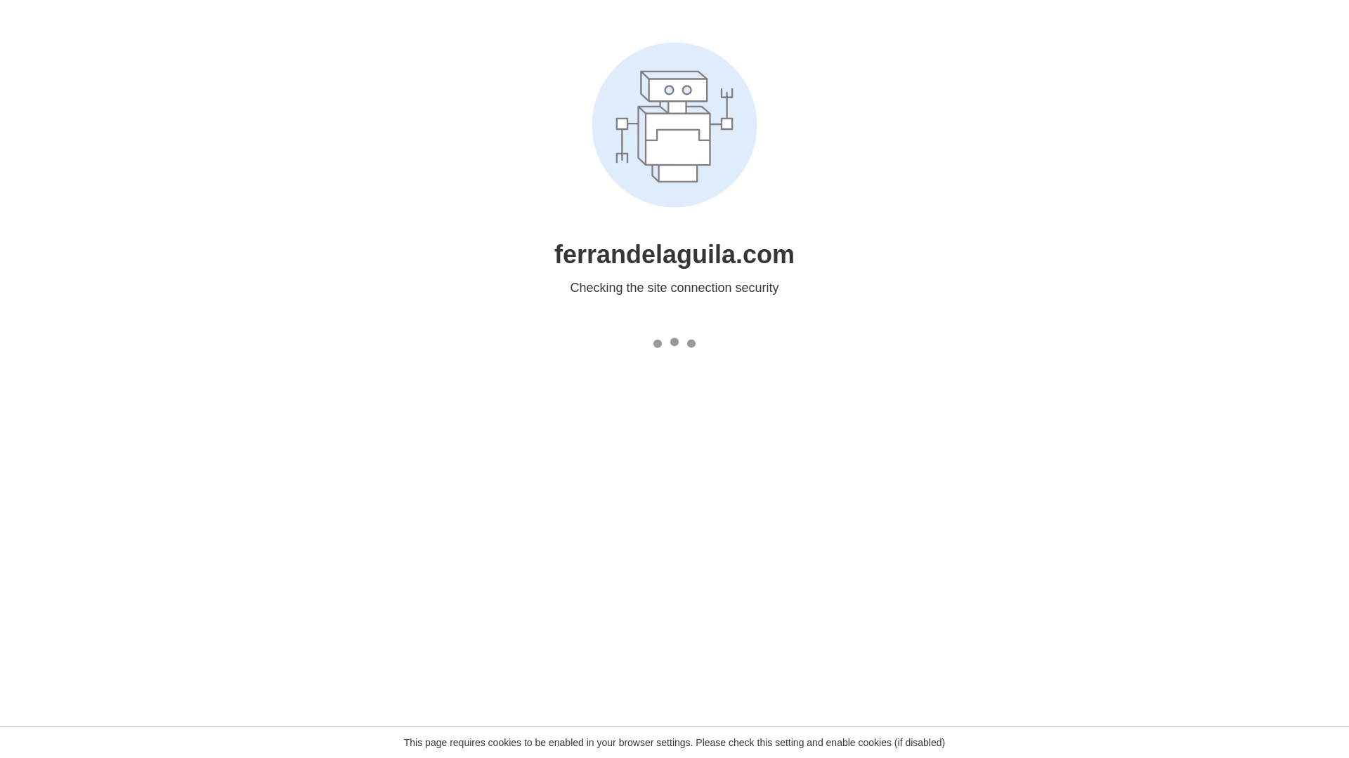 website screenshot of https://ferrandelaguila.com/
