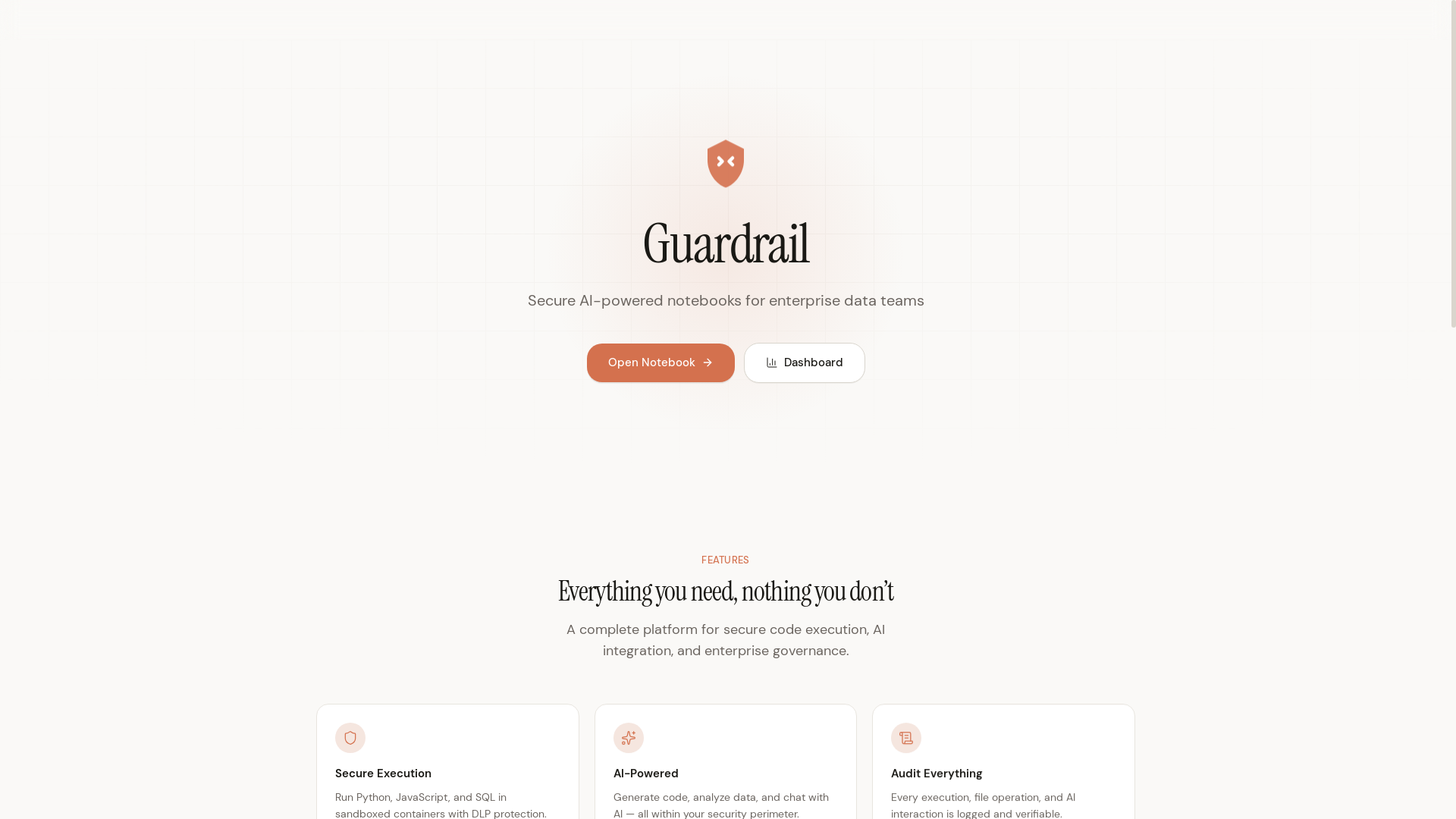 website screenshot of https://guardrail-frontend.pages.dev/