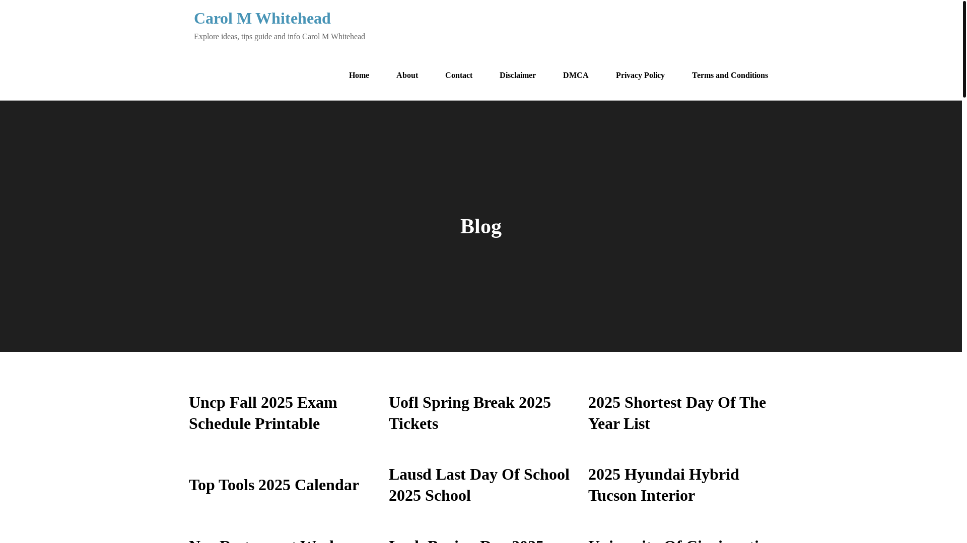 website screenshot of https://carolmwhiteheadm.pages.dev/