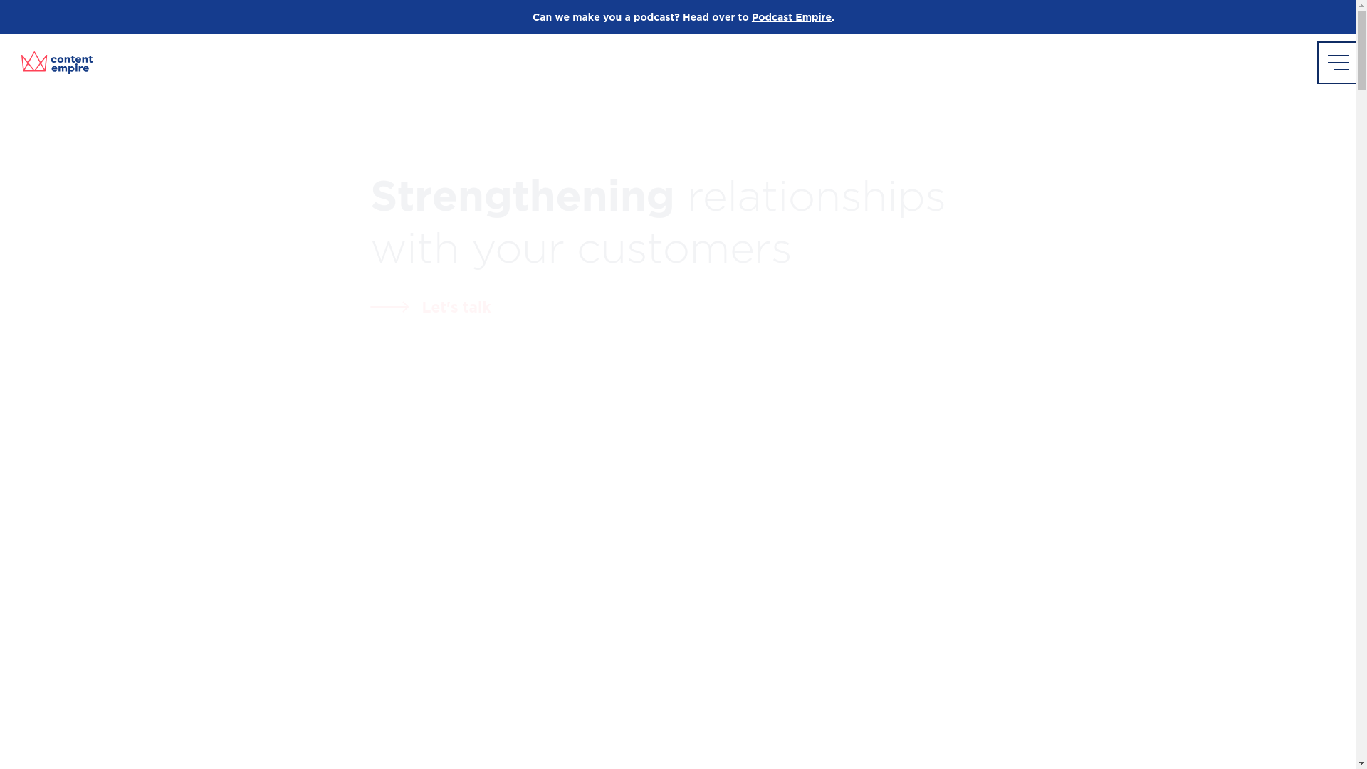 website screenshot of https://trycontentempire.com/