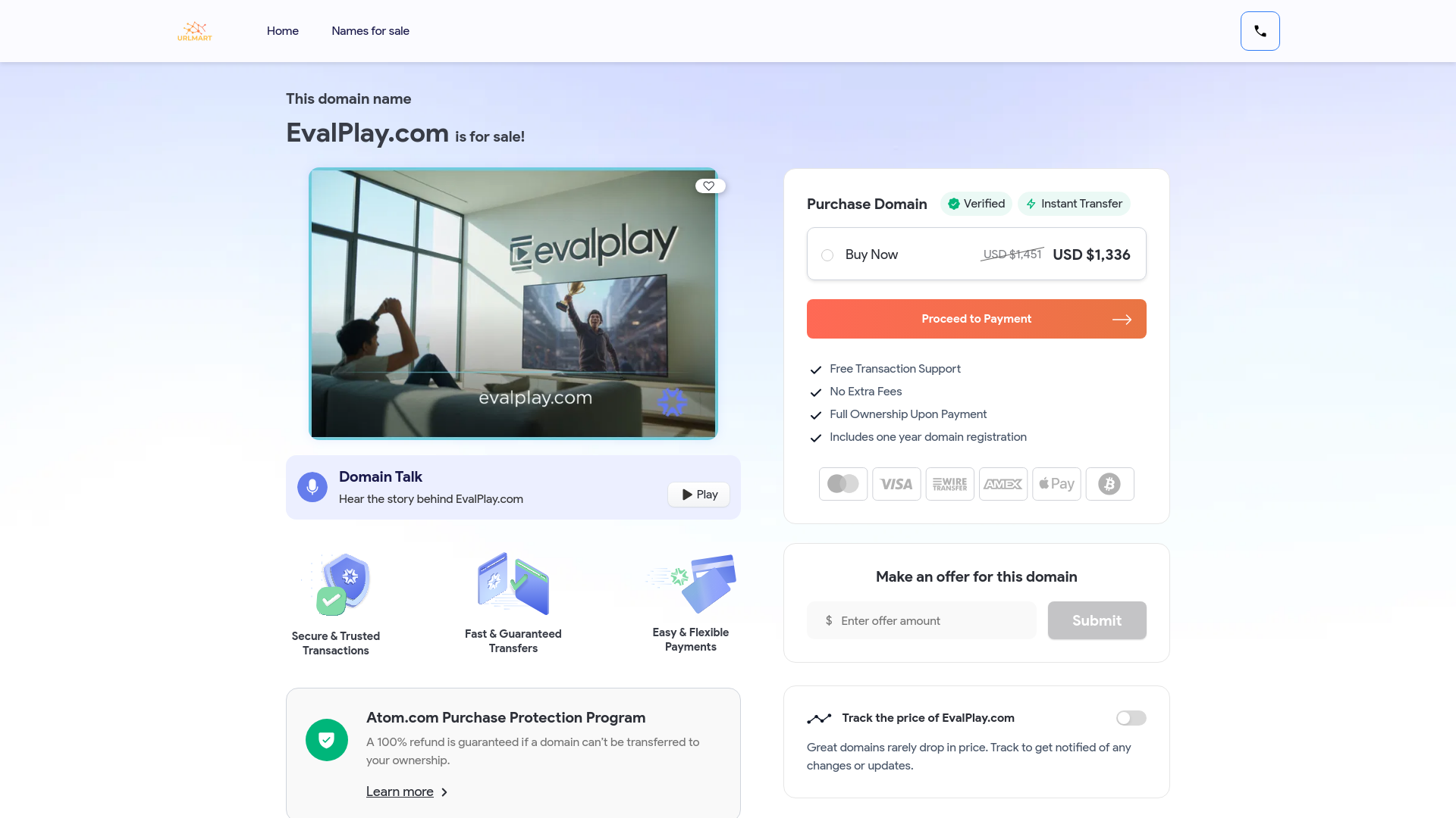 website screenshot of https://evalplay.com/
