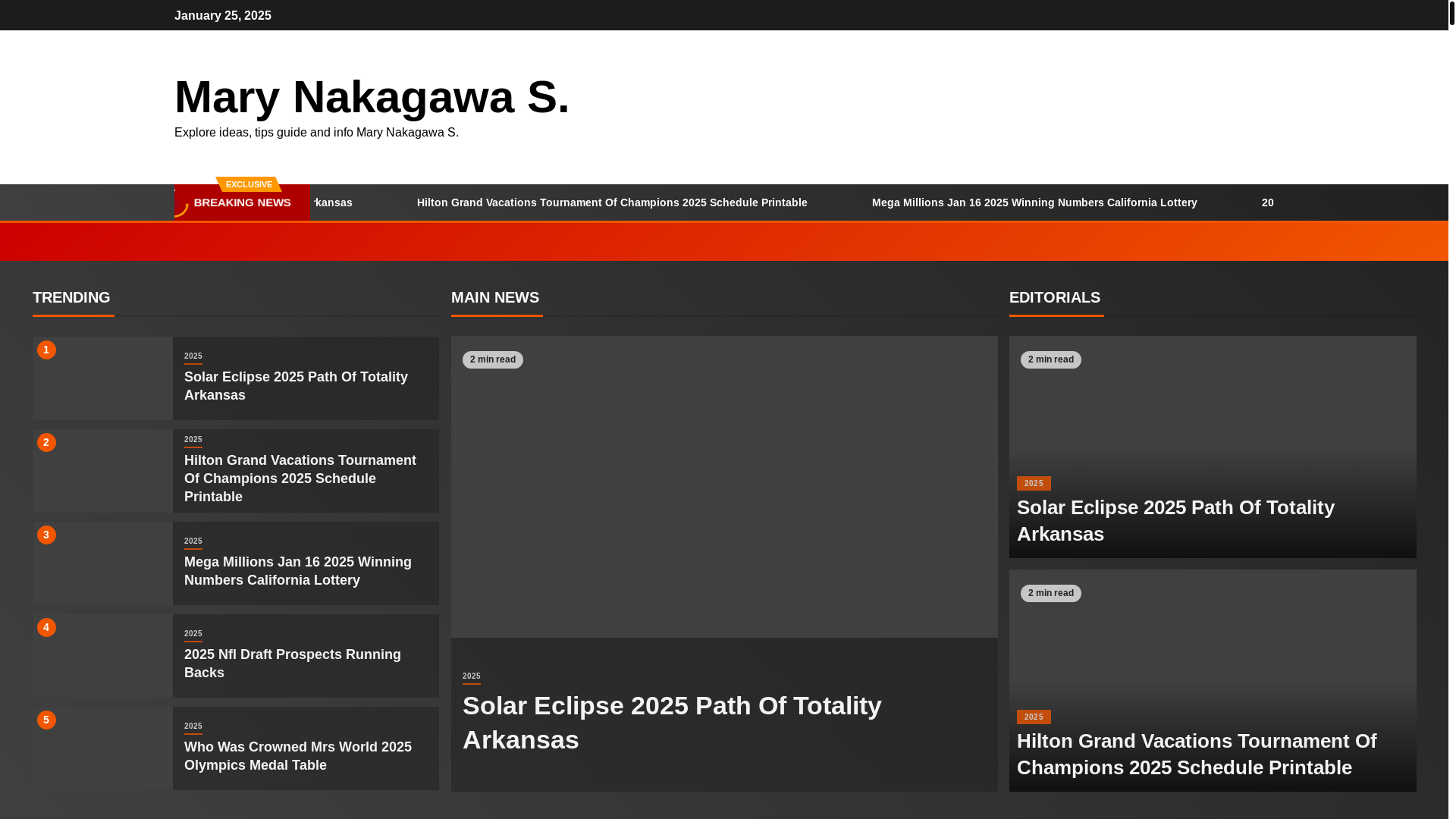 website screenshot of https://marynakagawas.pages.dev/