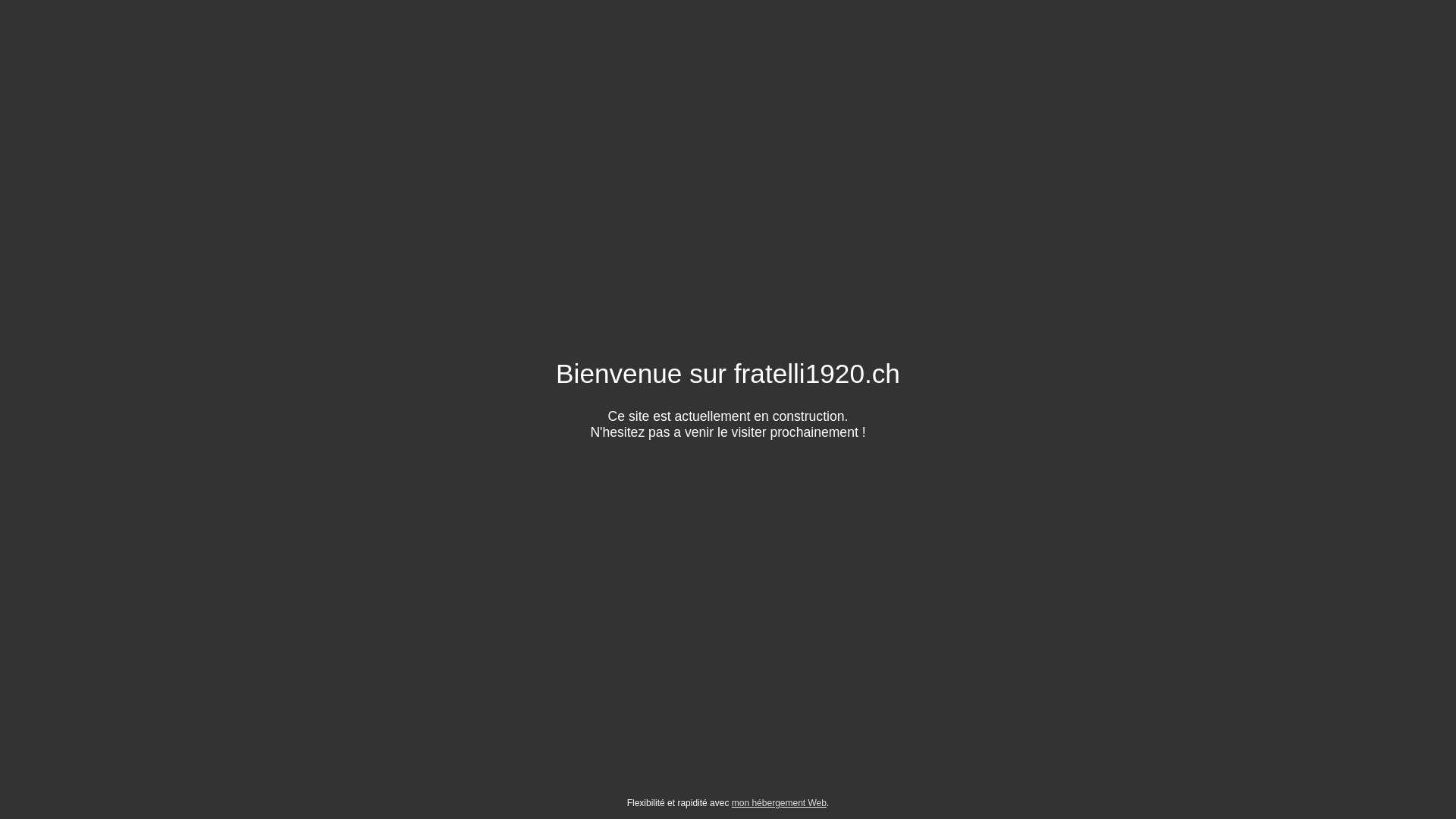 website screenshot of https://fratelli1920.ch/