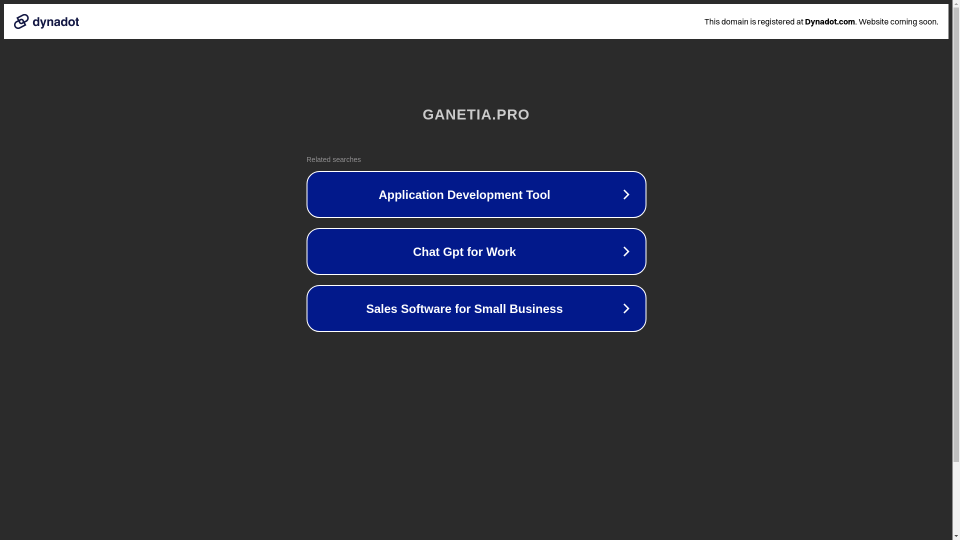 website screenshot of https://ganetia.pro/