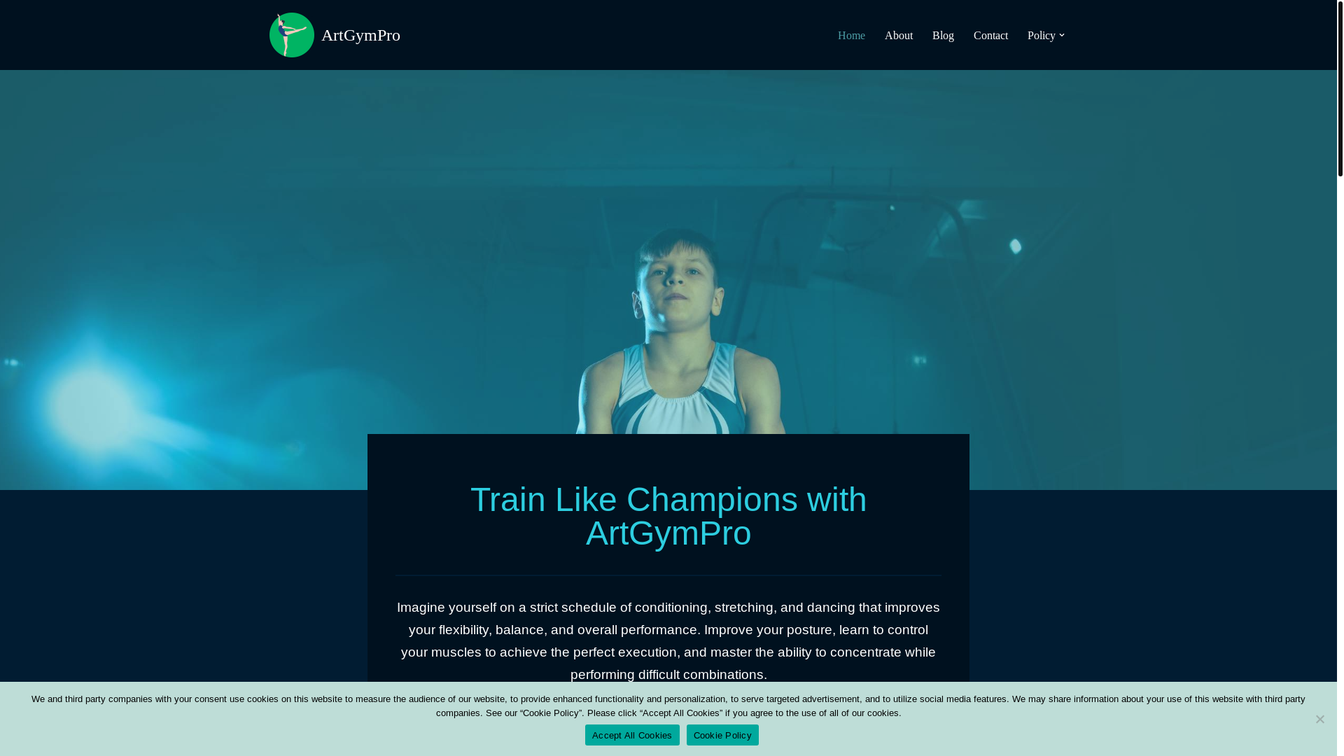 website screenshot of https://artgympro.com/