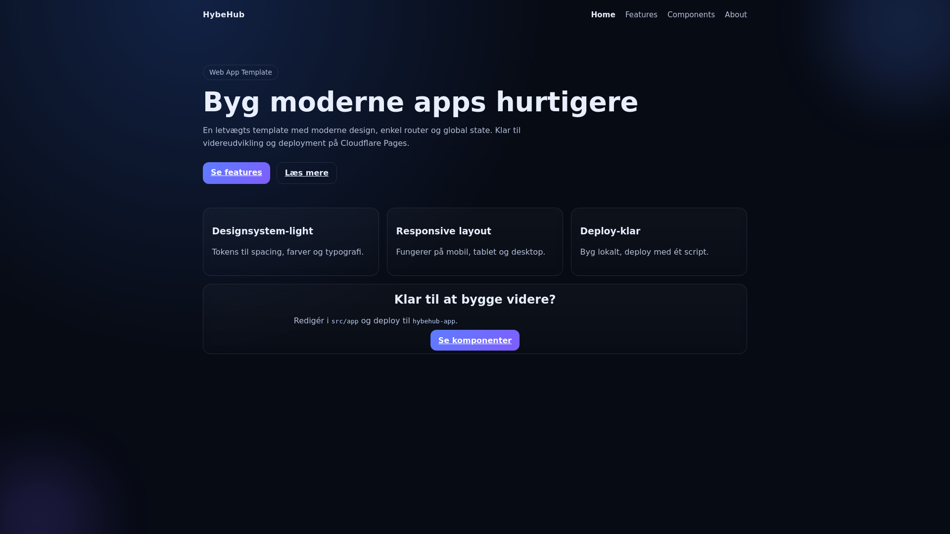 website screenshot of https://hybehub-app.pages.dev/
