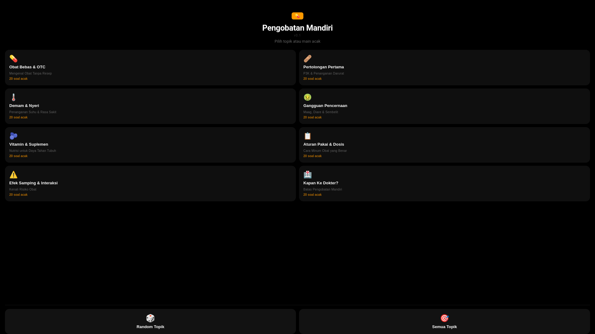 website screenshot of https://quiz-obat.pages.dev/