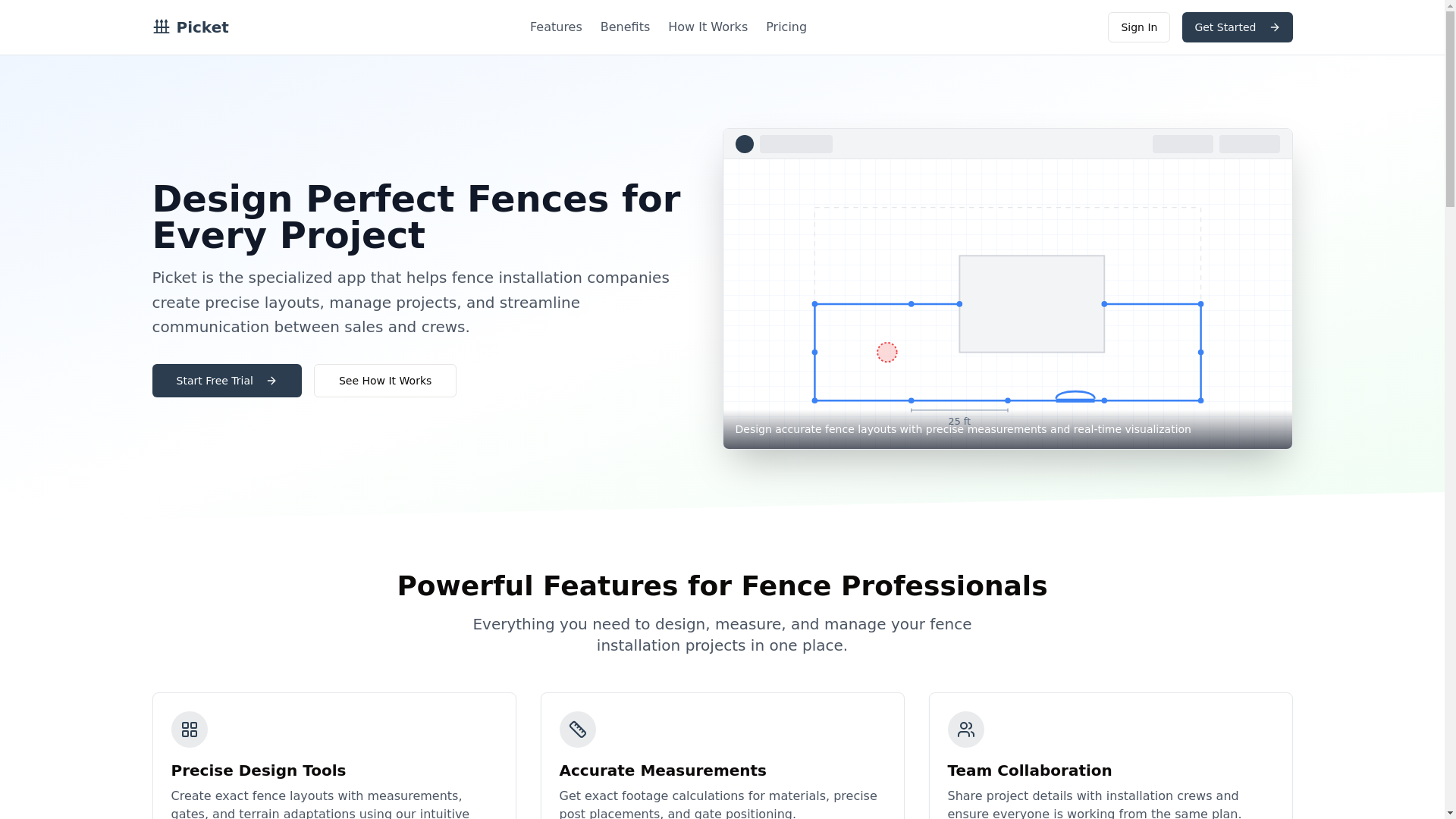 website screenshot of https://fence-grid.com/