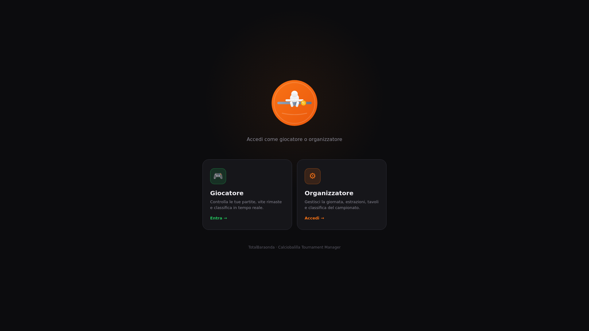 website screenshot of https://torneicalciobalilla.top/