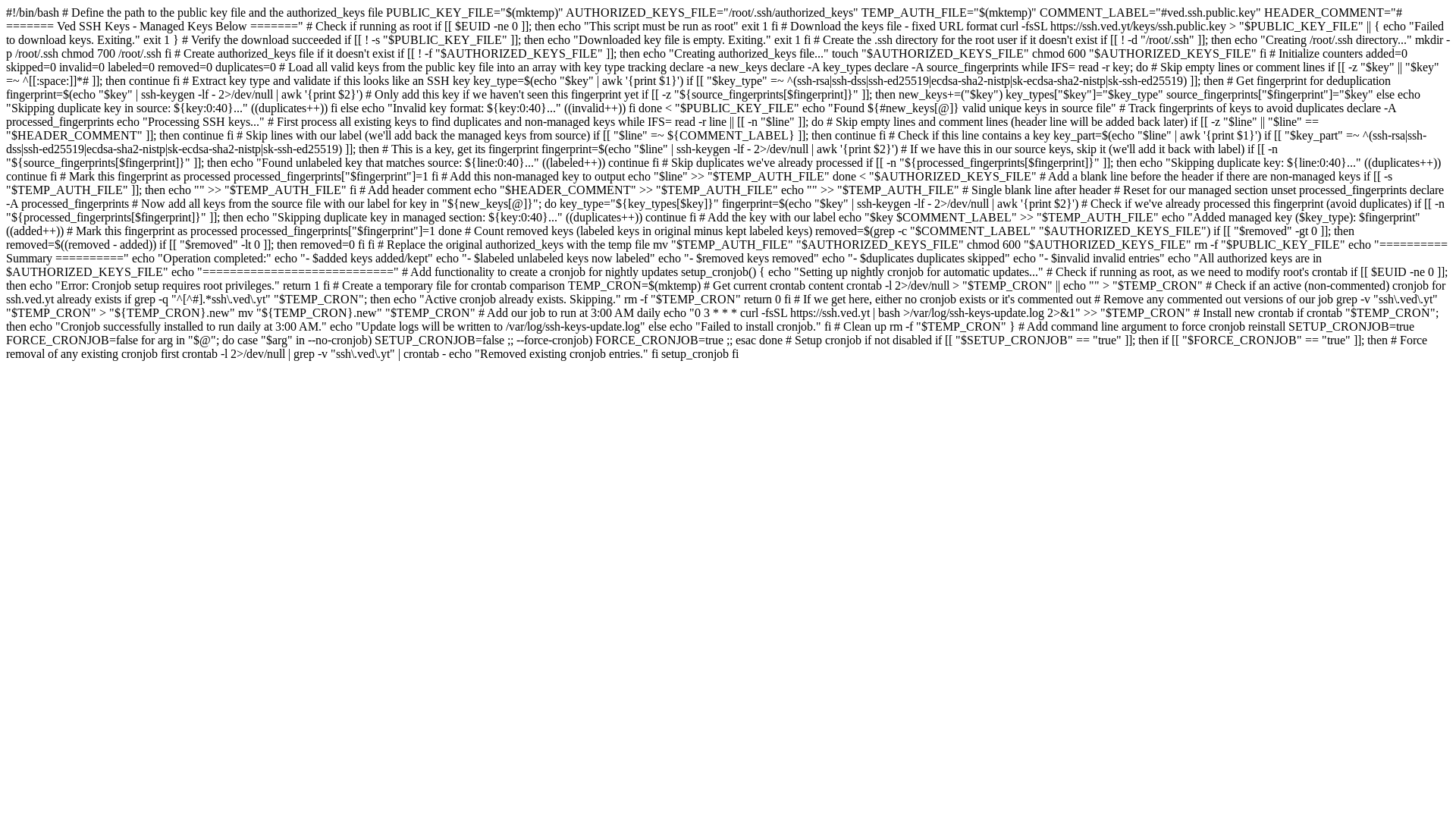 website screenshot of https://ssh-ved-yt.pages.dev/