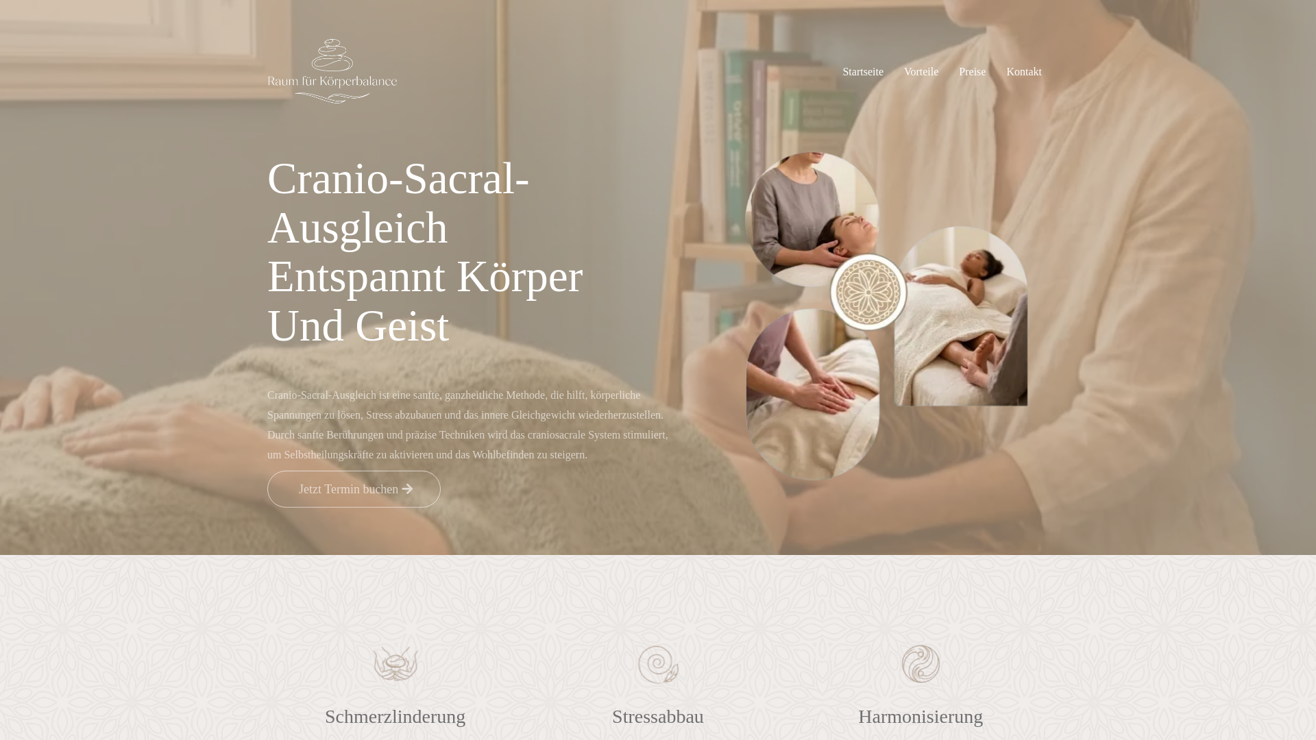 website screenshot of https://andrea-ulz.at/