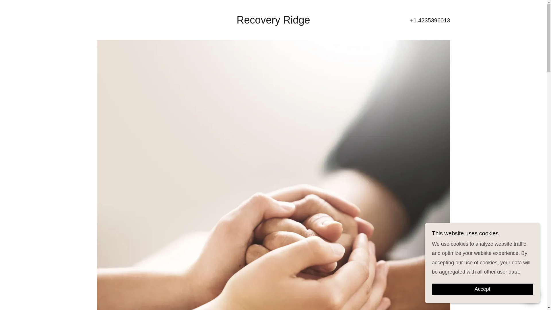 website screenshot of https://recoveryridge.org/