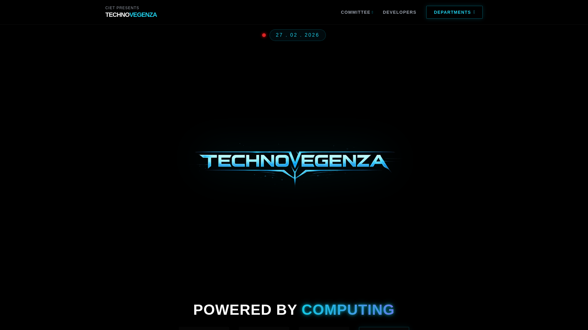 website screenshot of https://technovegenza.com/